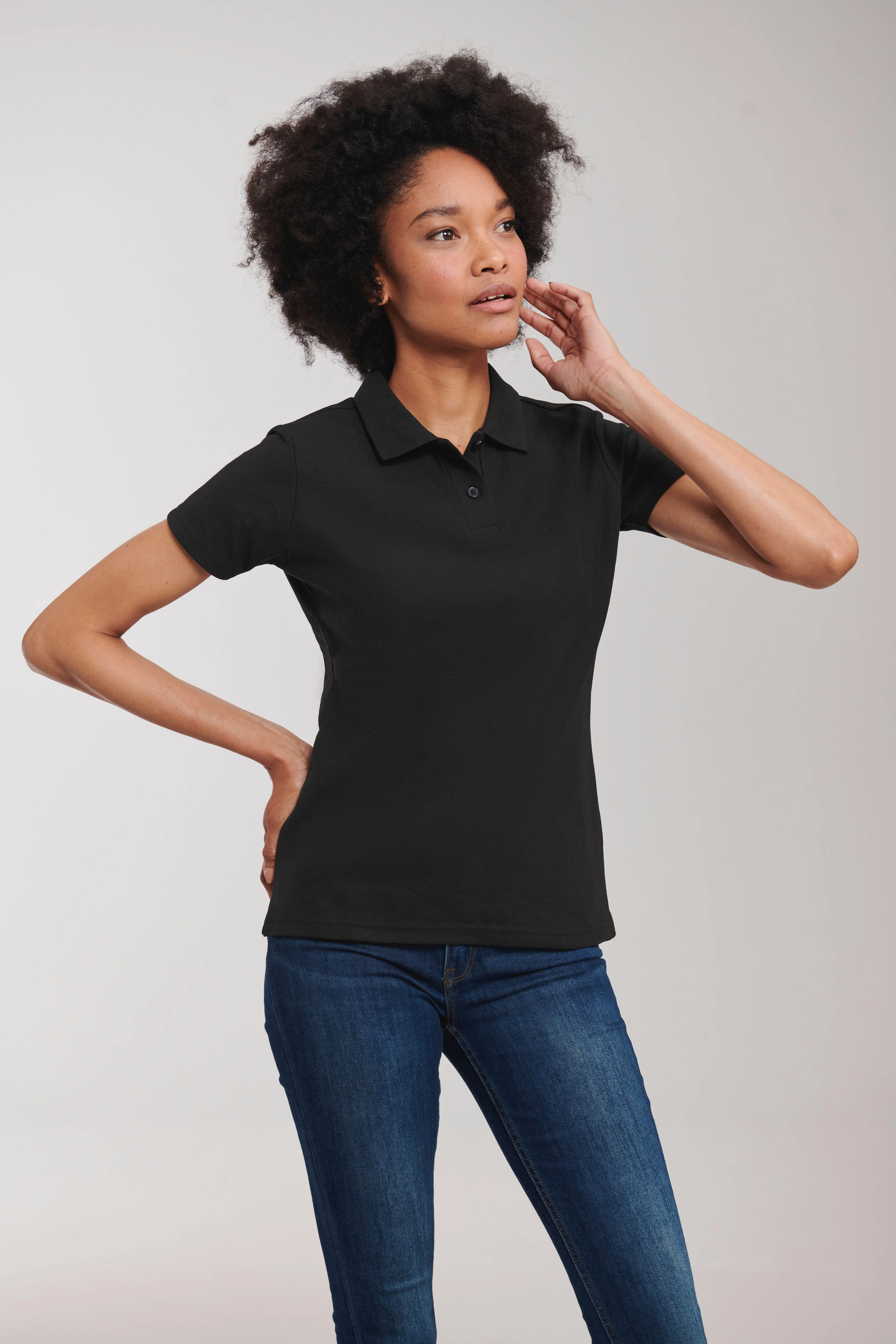 Women's classic polycotton polo