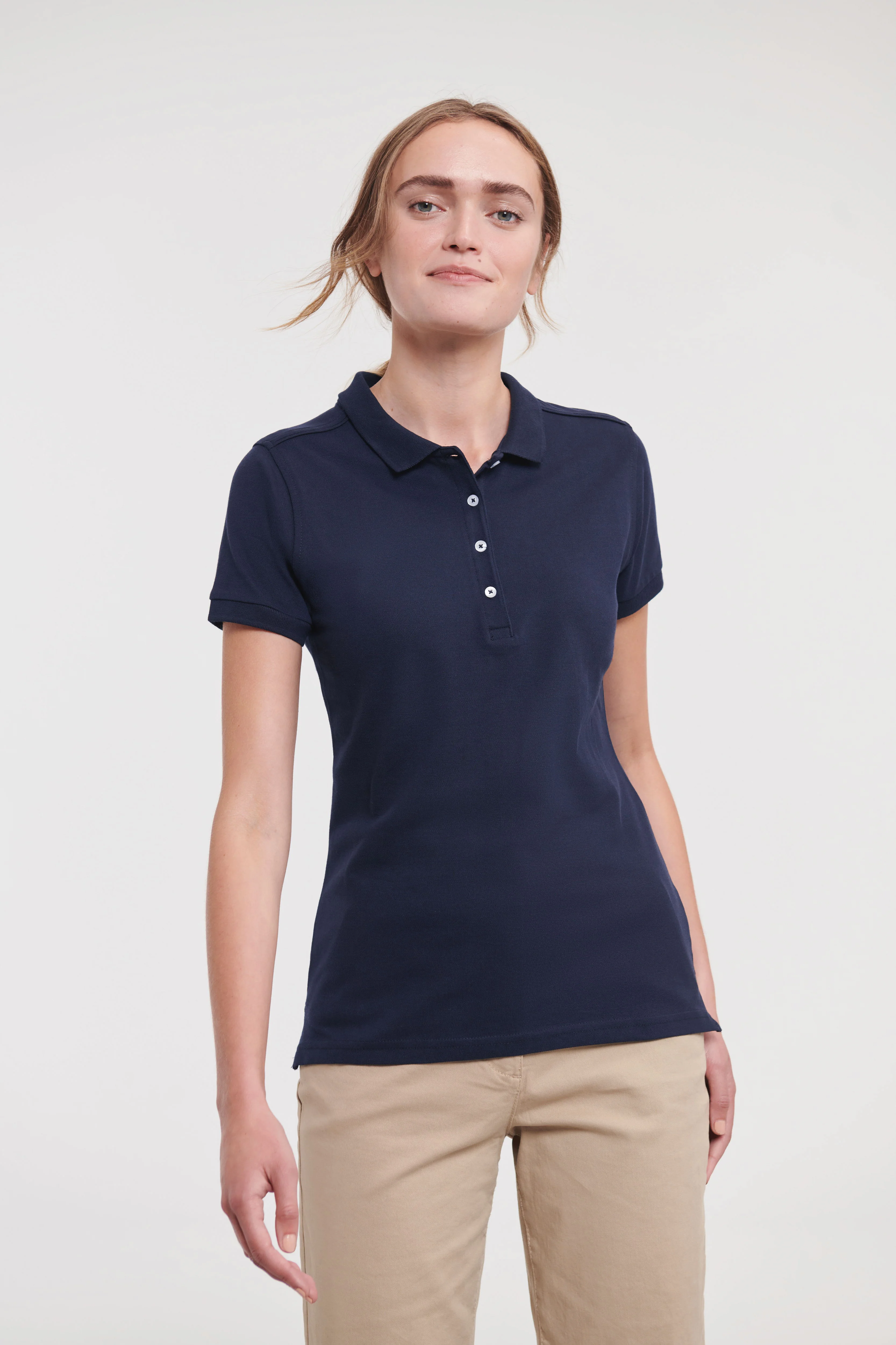 Women's stretch polo