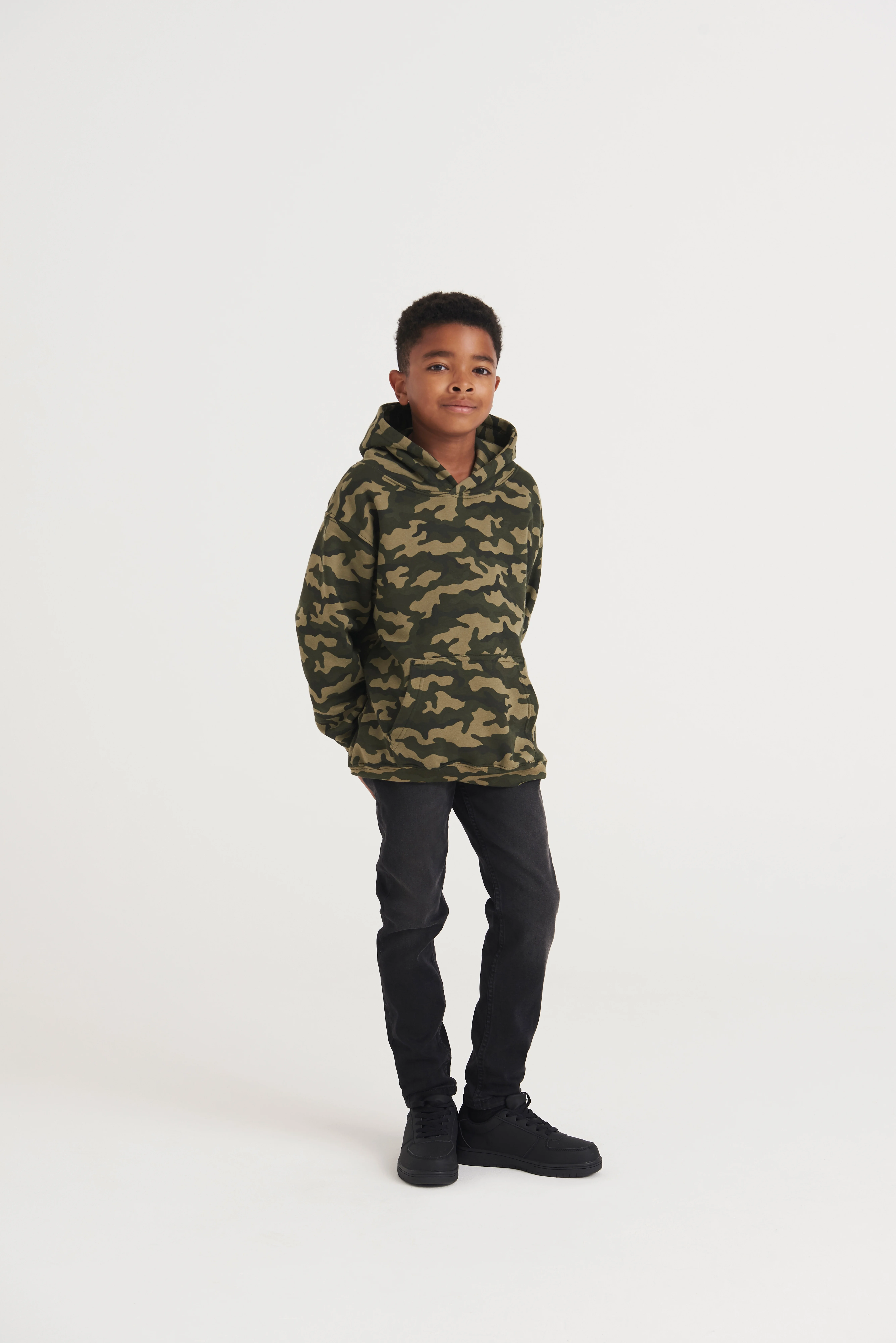 Kids camo hoodie