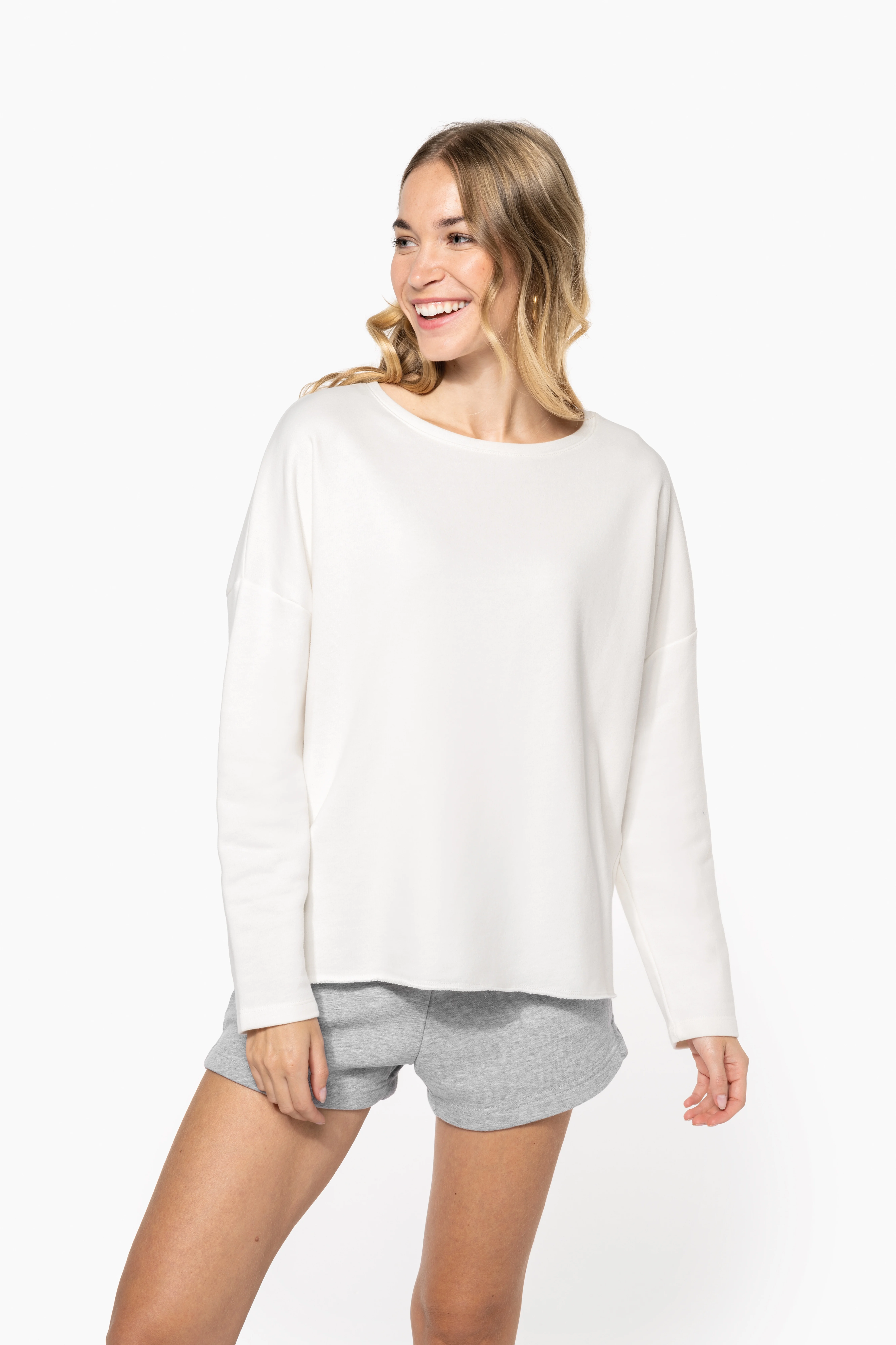 Ladies' oversized sweatshirt