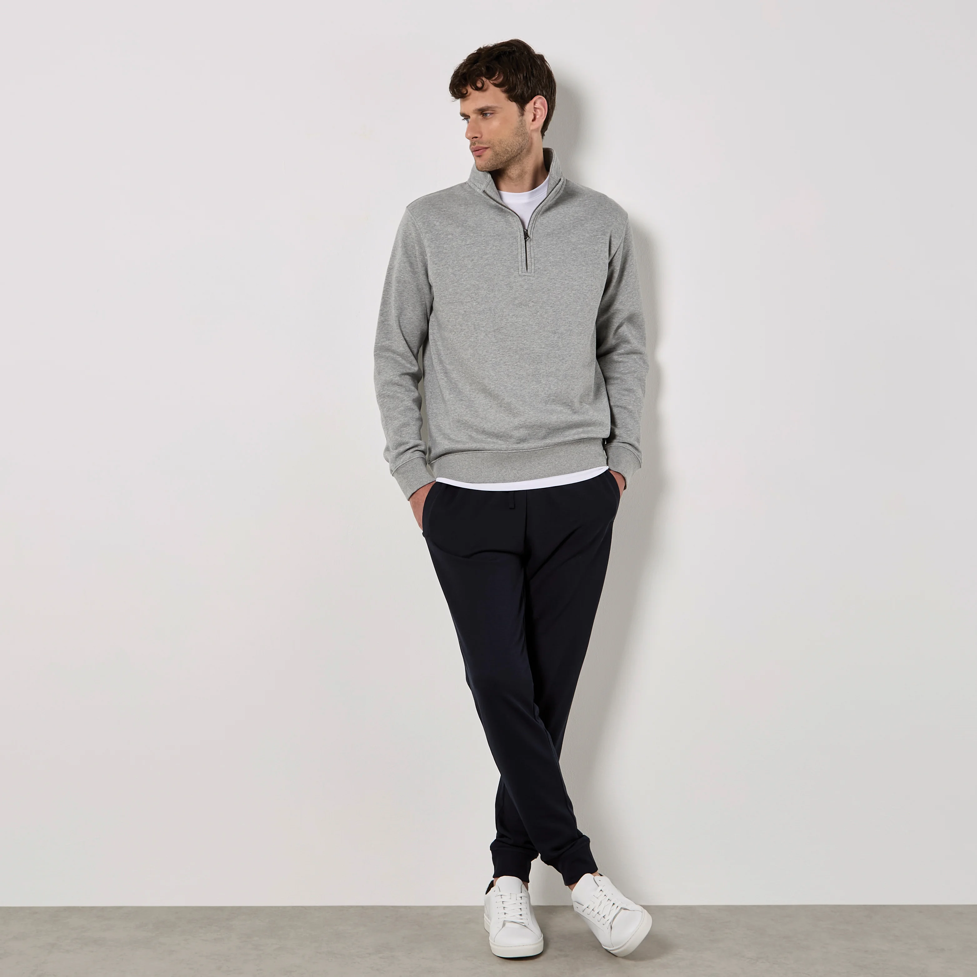 Kustom Kit Regular Fit 1/4 Zip Sweatshirt