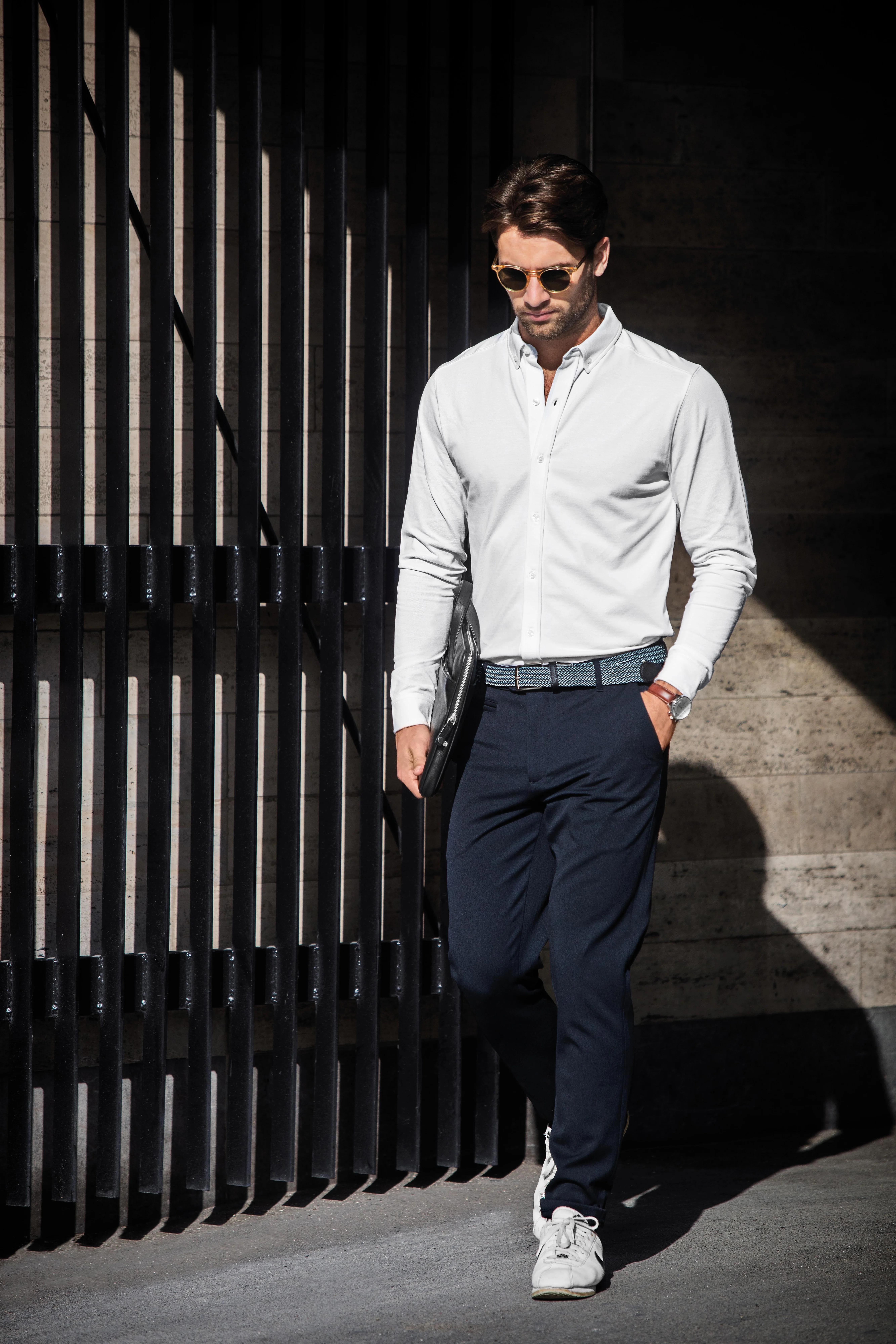 Kingston – stretch deluxe piqué shirt