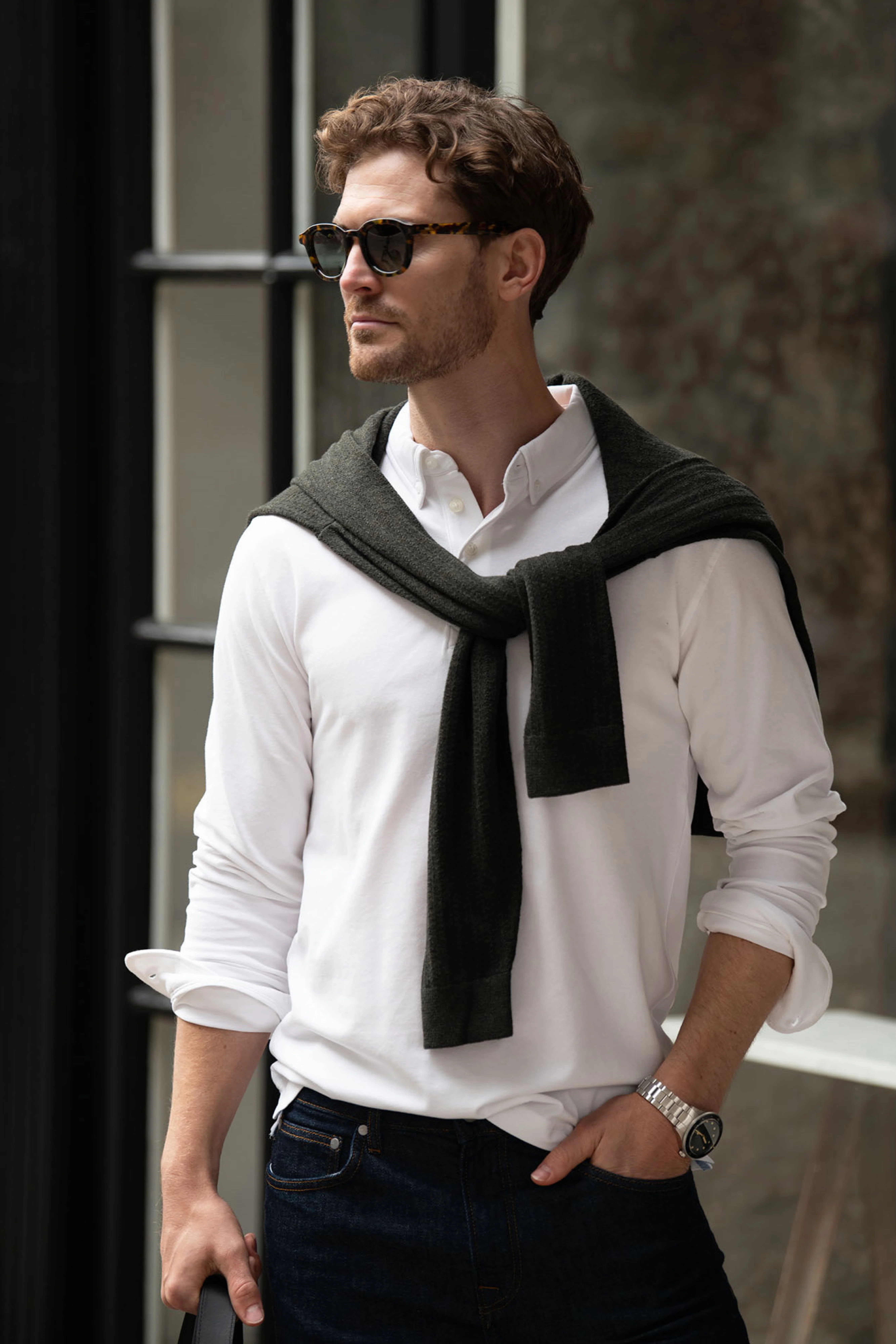 Carlington – deluxe long sleeve polo