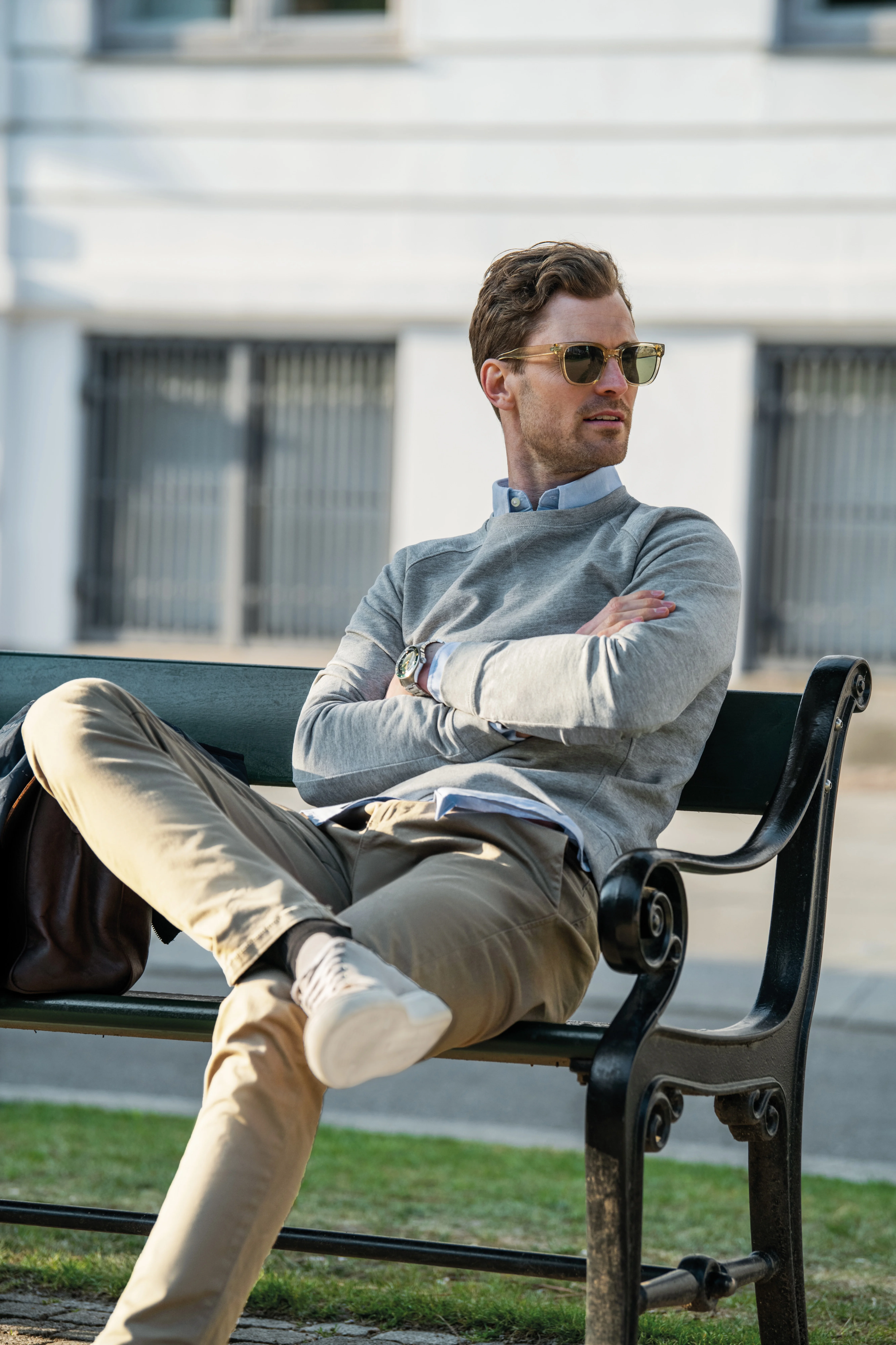 Newport – luxury lightweight crewneck