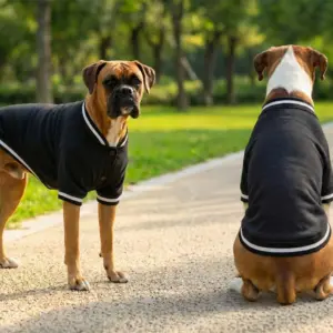Dog’s varsity jacket