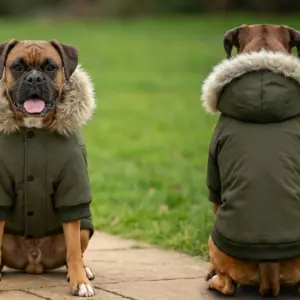 Dog’s parka jacket