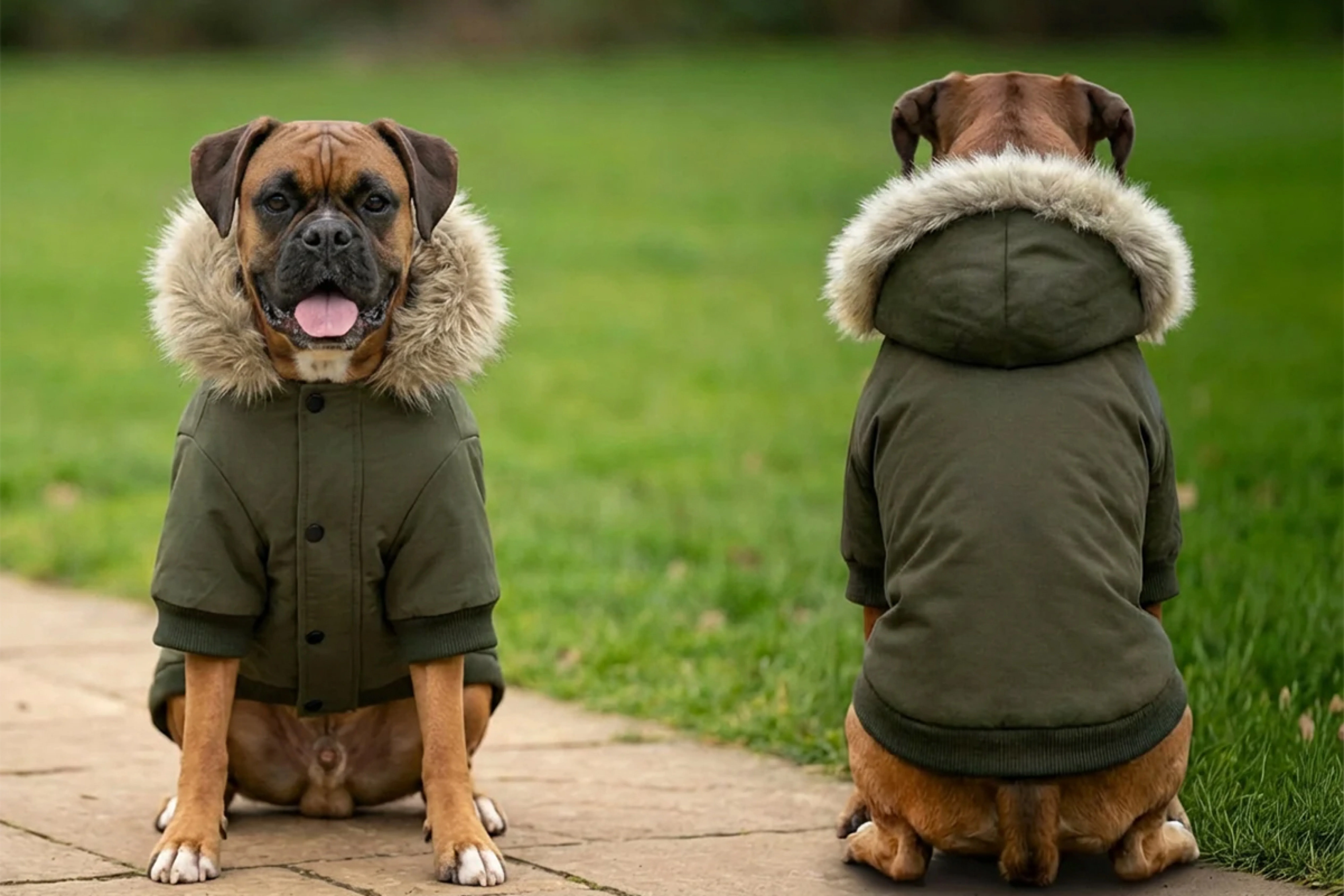 Dog’s parka jacket