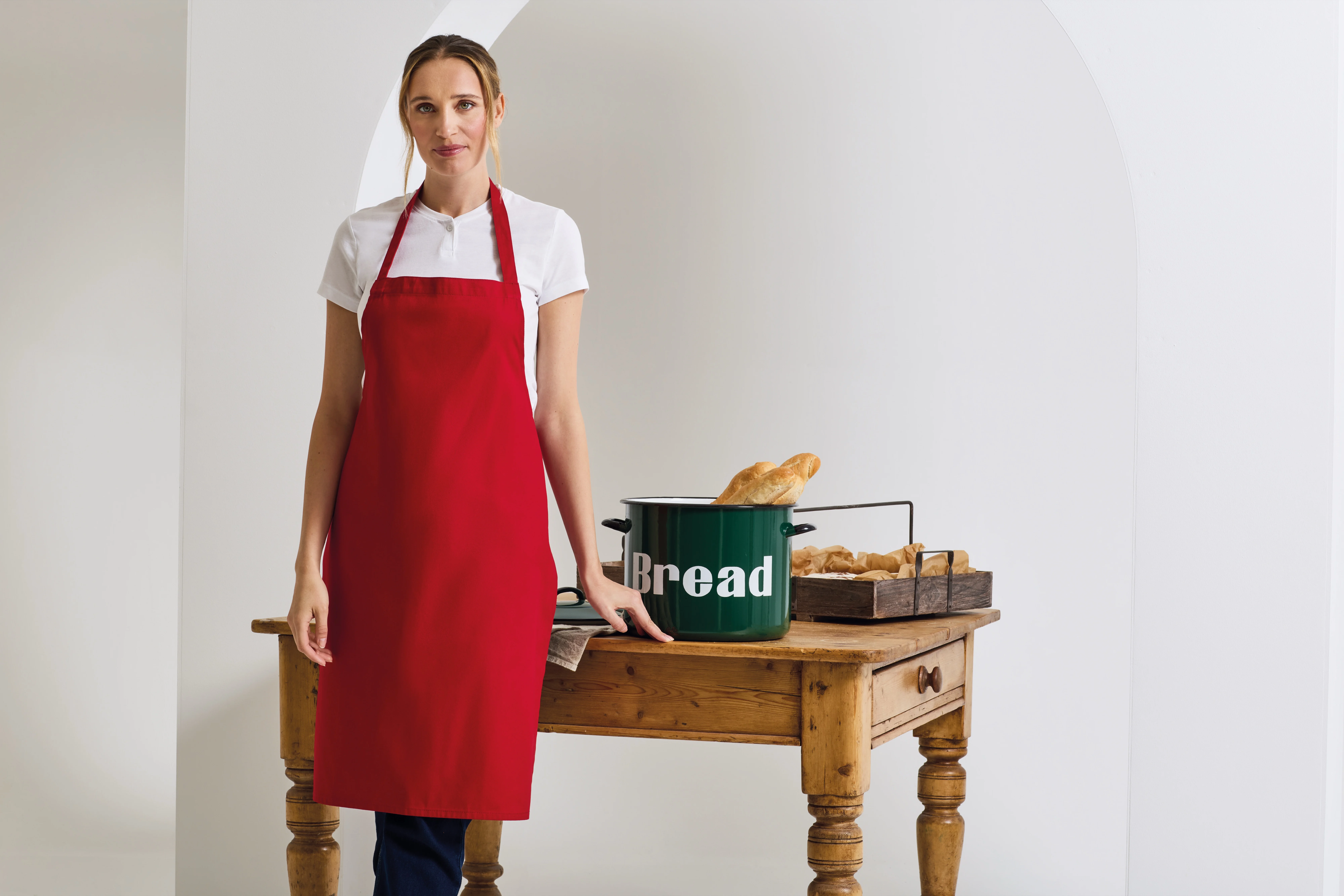100% Organic Cotton Bib Apron