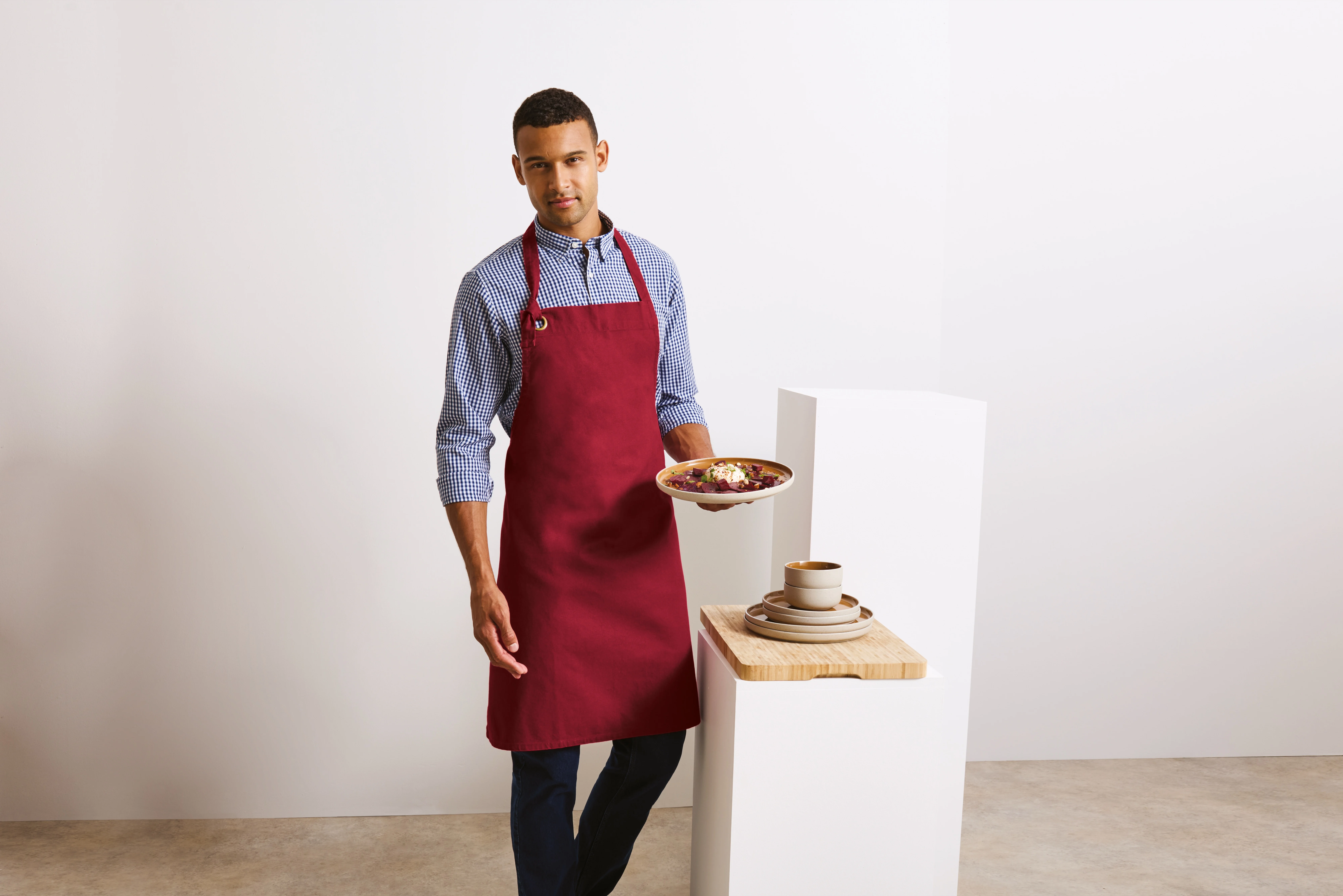 Calibre heavy cotton canvas bib apron