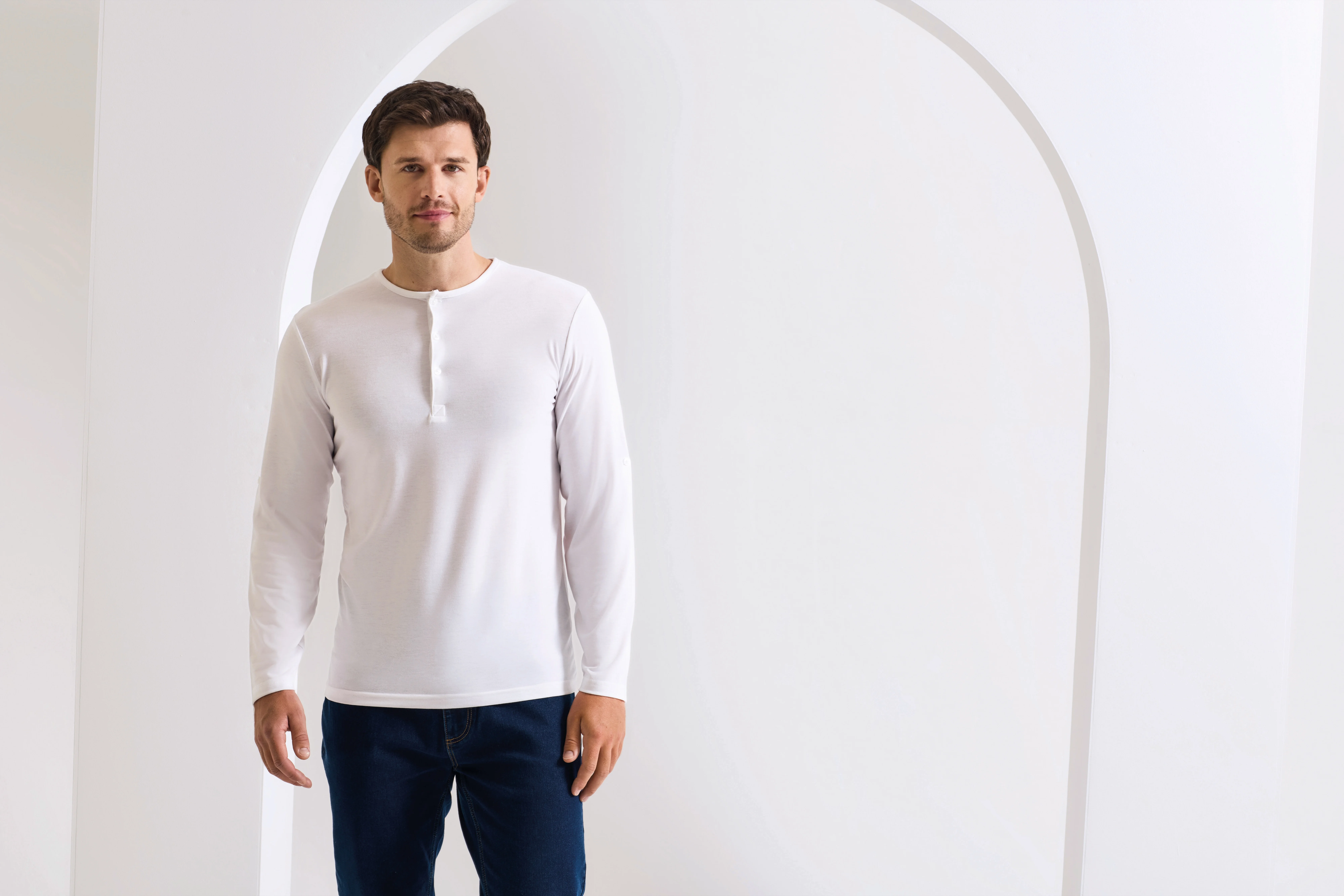 Premier Long John - Men's roll sleeve T-shirt