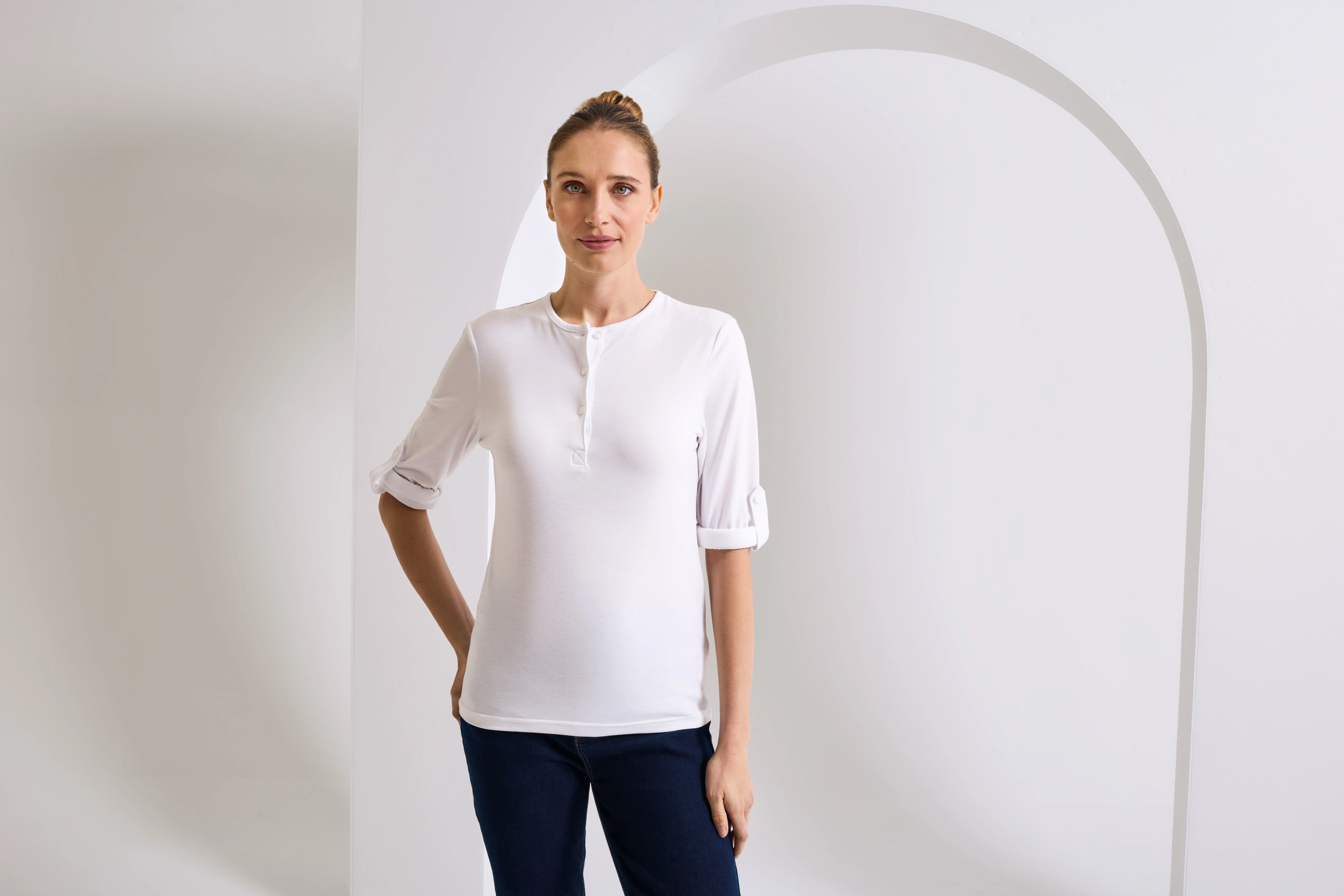 Premier Long John - Women's roll sleeve T-shirt