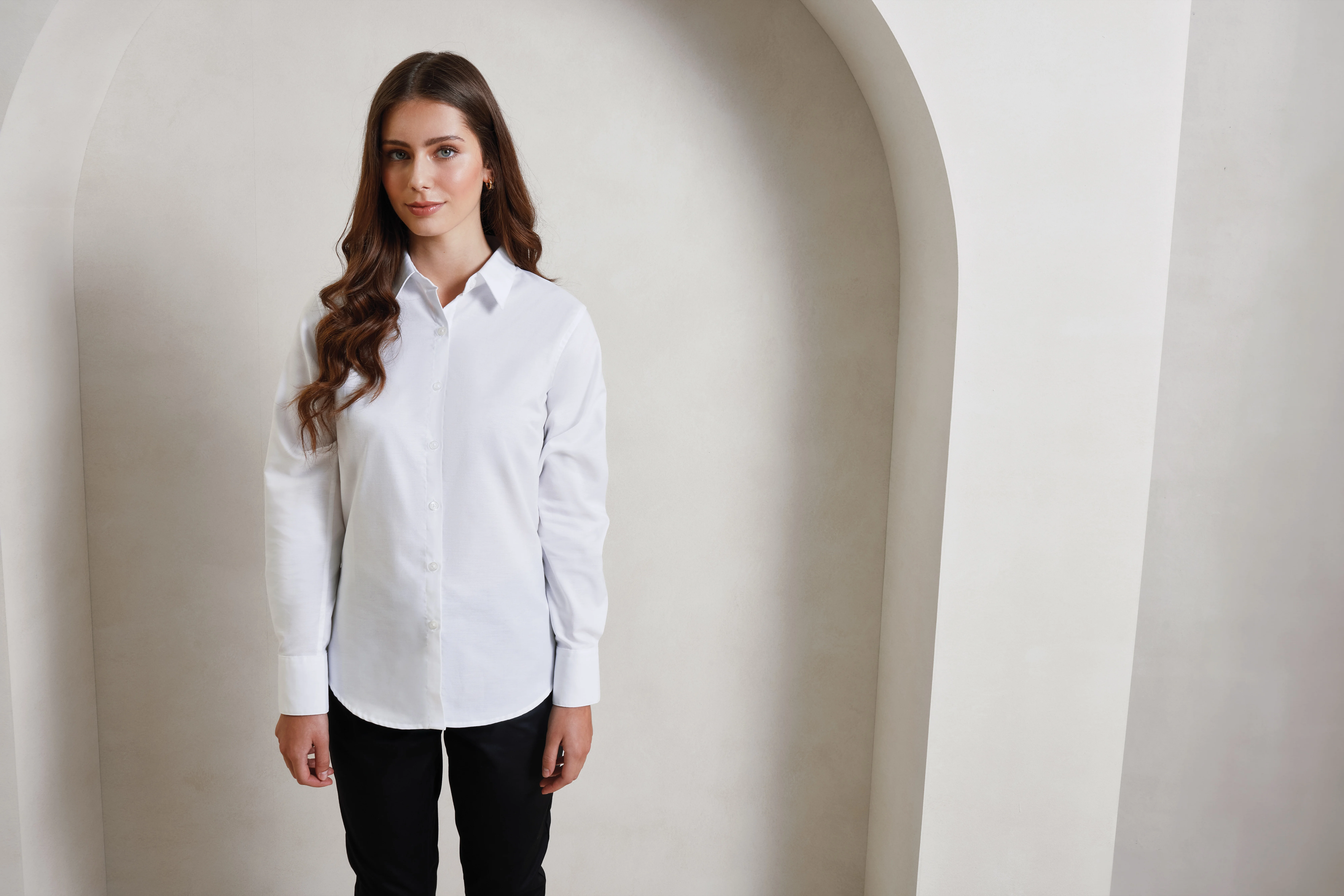 Women's signature Oxford long sleeve shirt