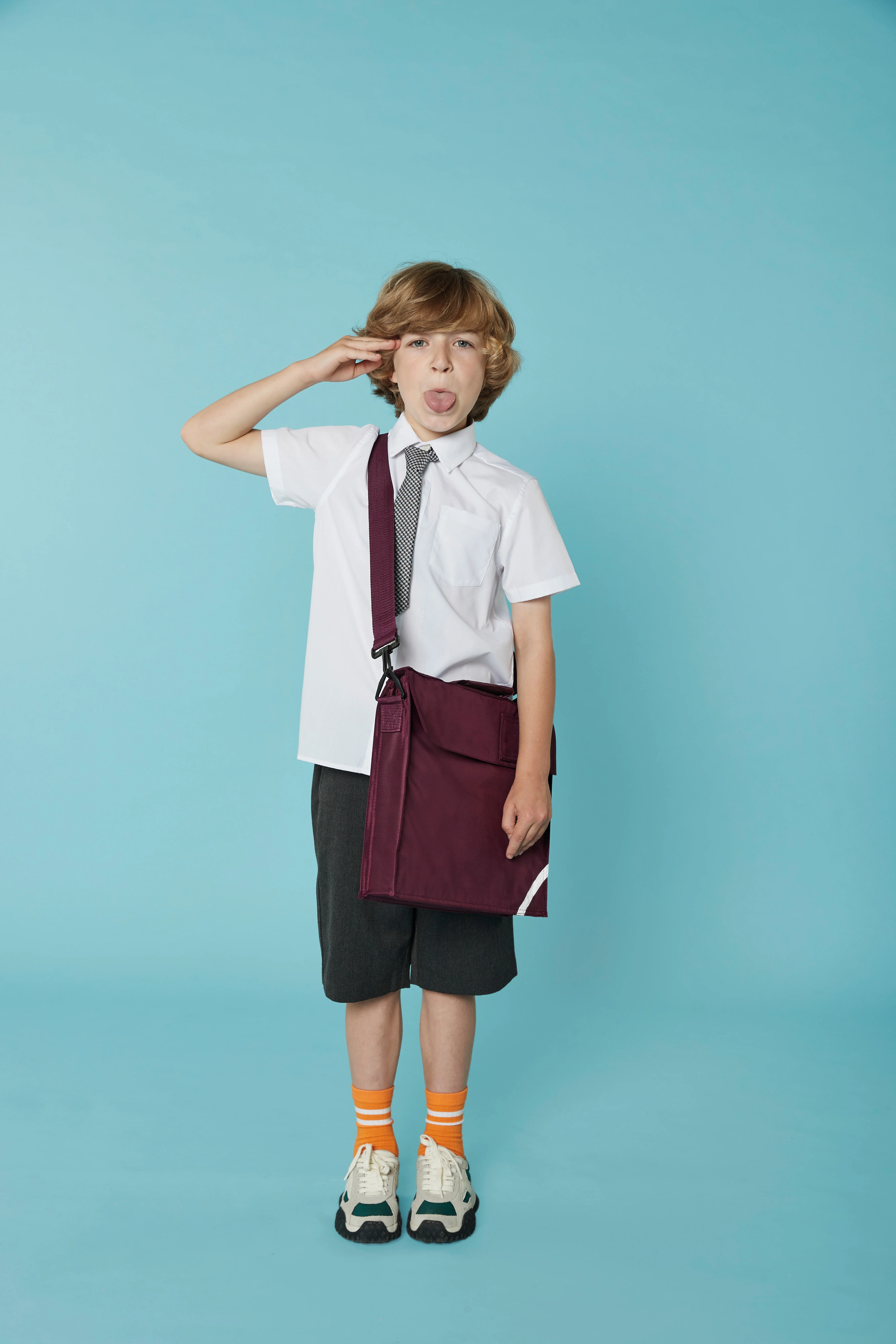 Junior book bag with strap