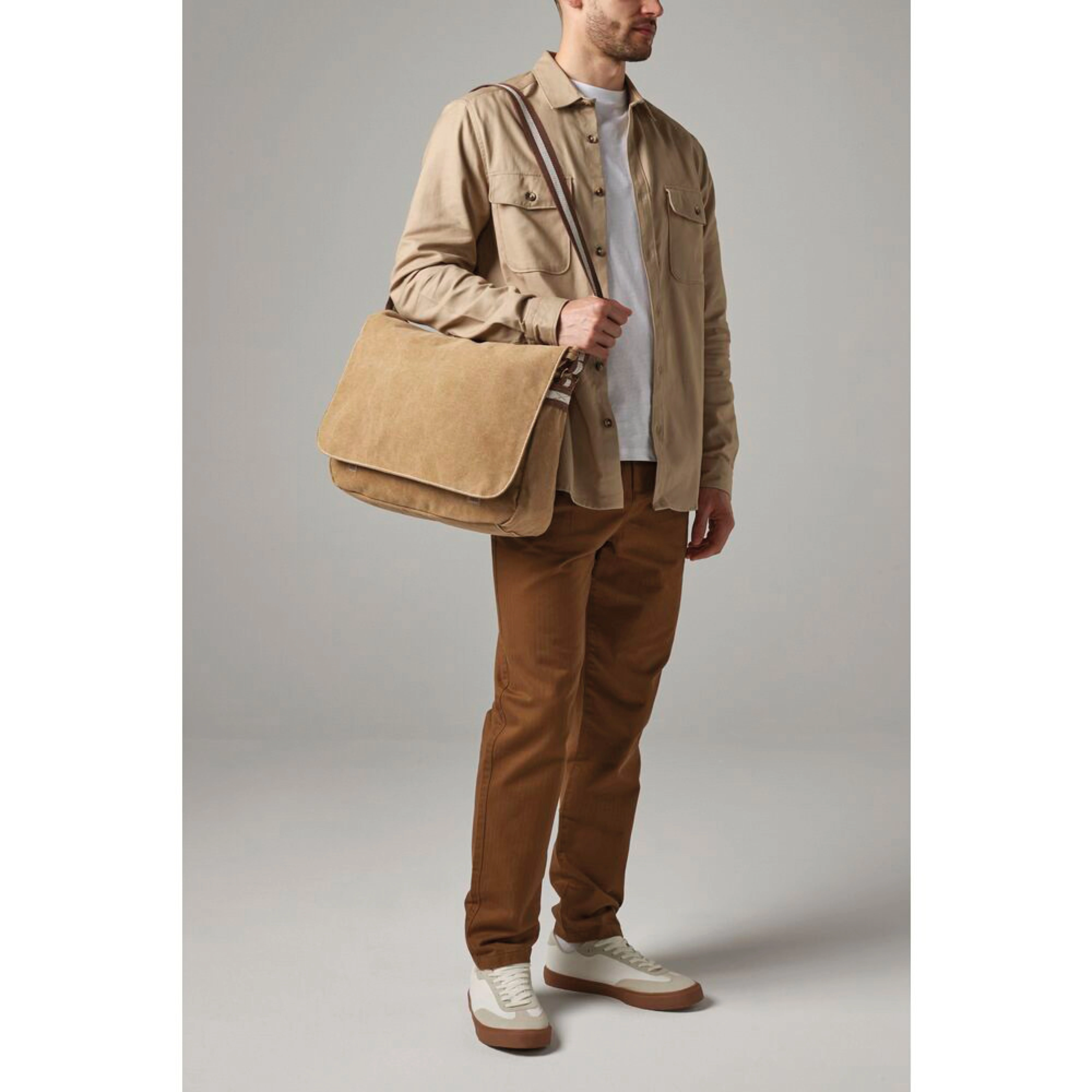 Quadra Vintage canvas schoudertas