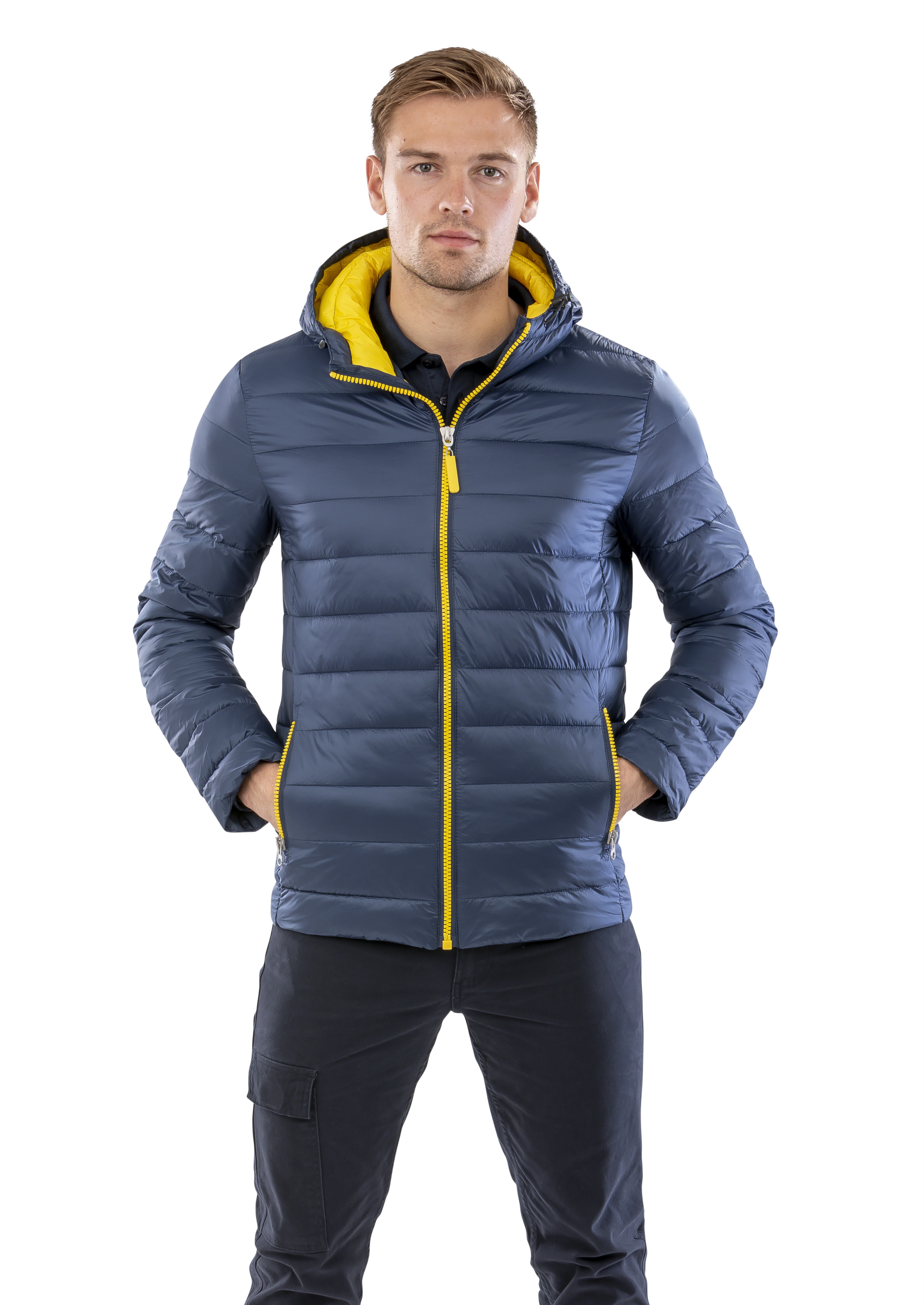Result Mens Snow Bird jack met capuchon