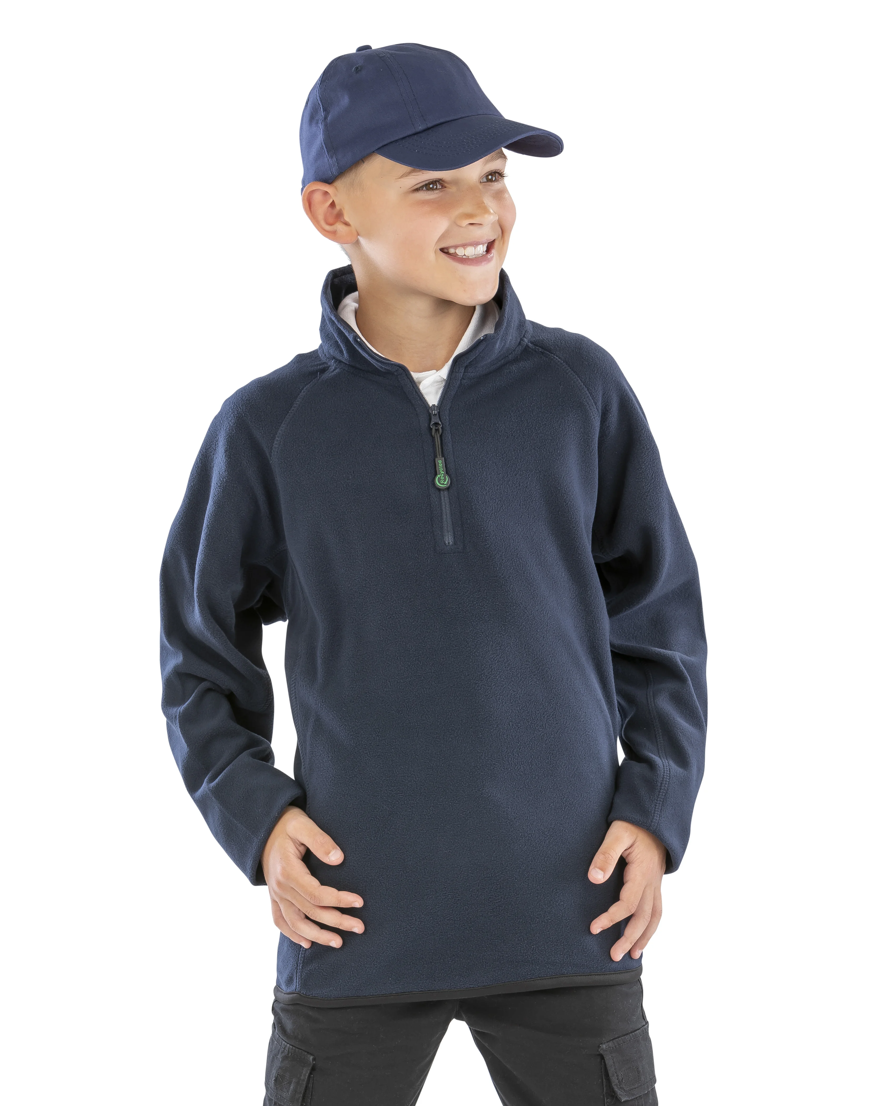 Junior recycled microfleece top