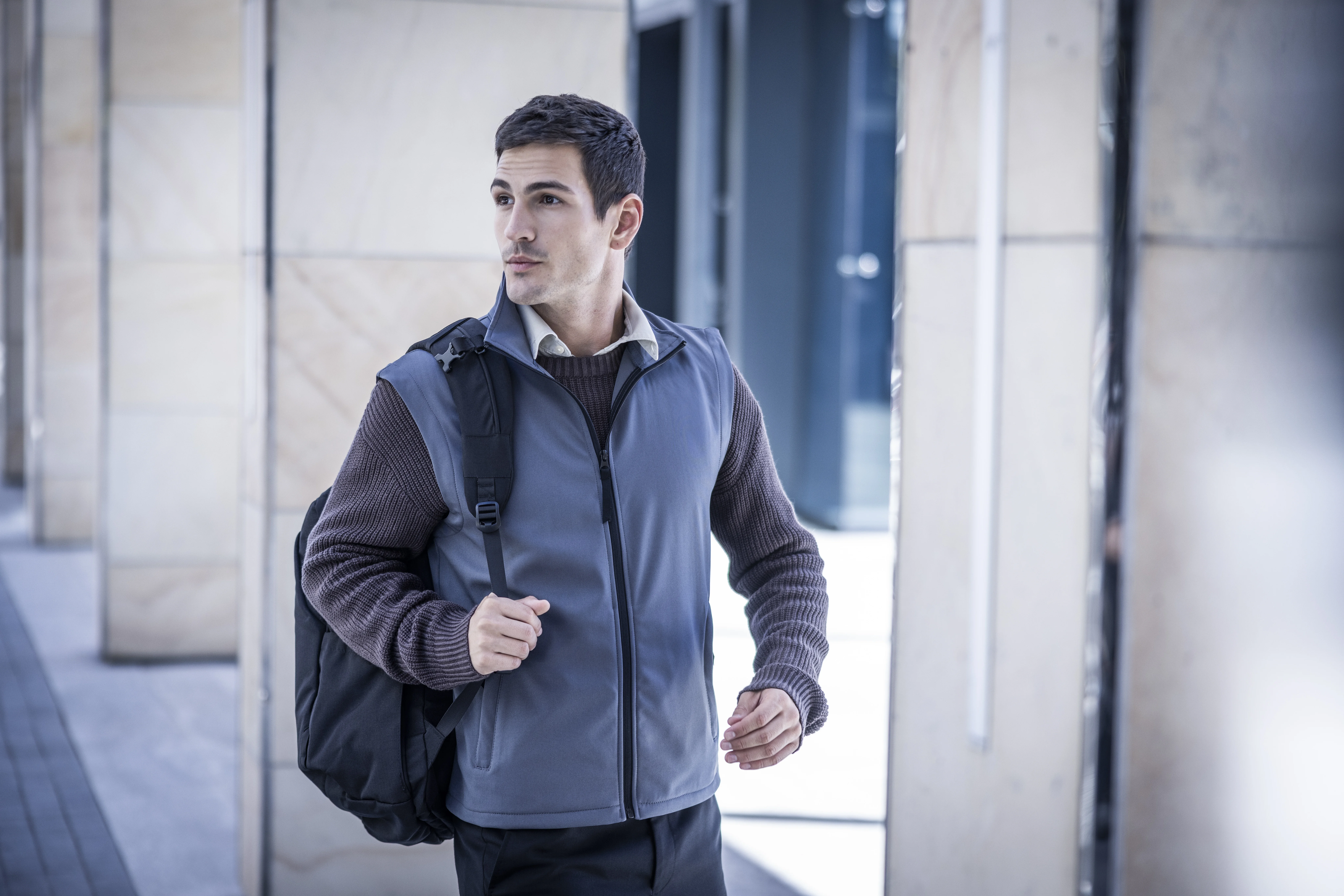 Classic softshell bodywarmer