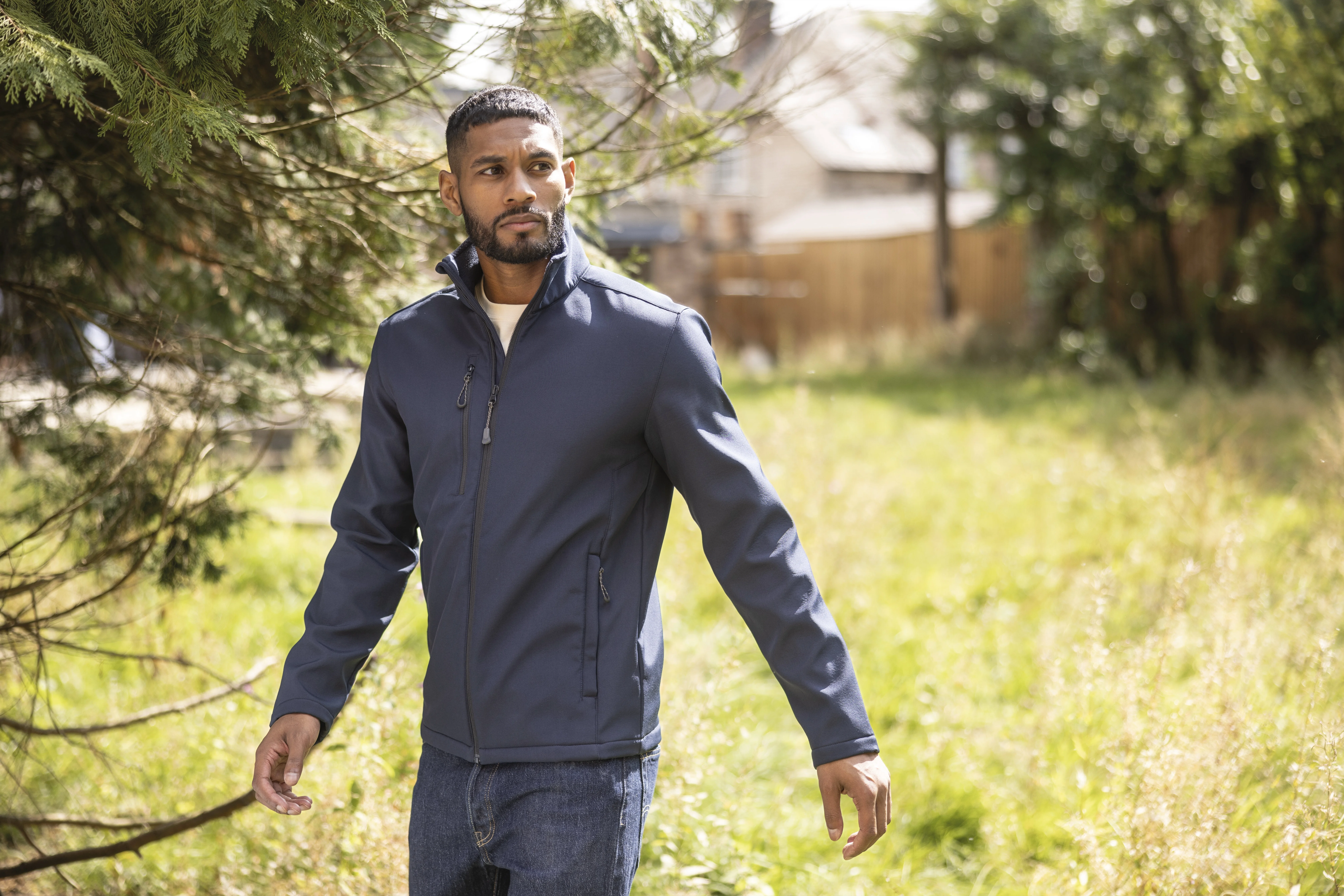Honestly Made recycled softshell jacket