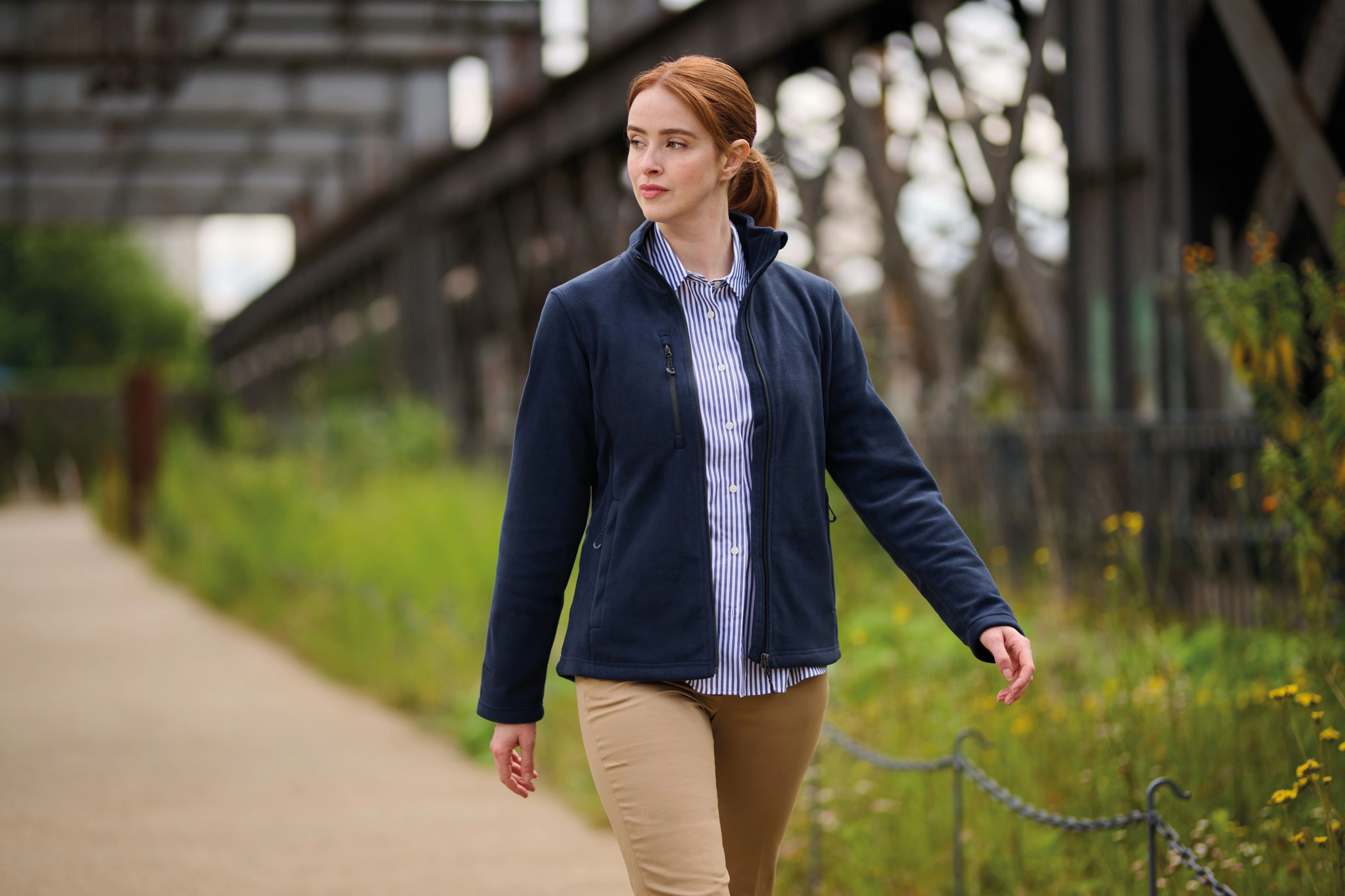 Women's Honestly made recycled full zip fleece