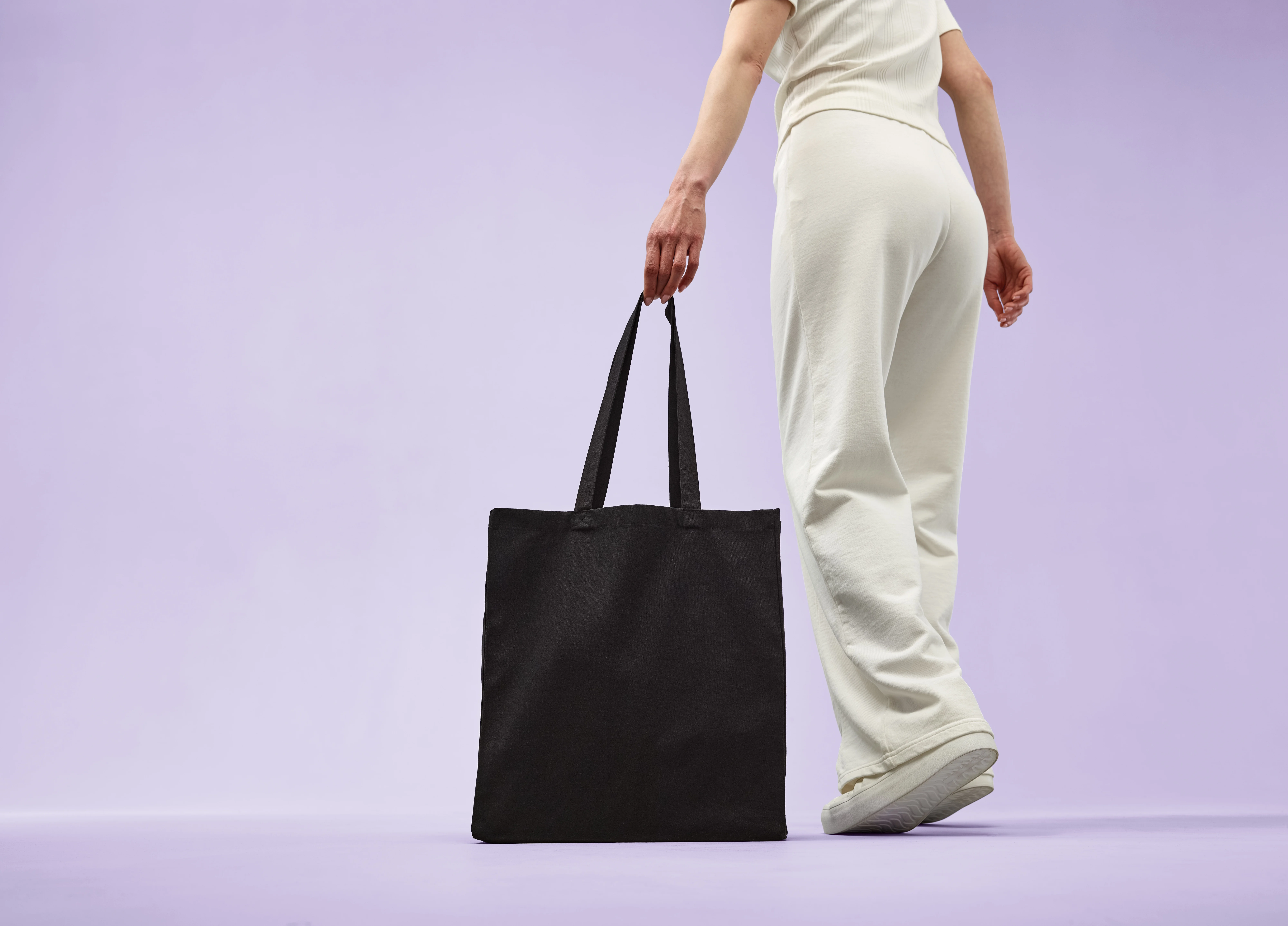 Recycled premium canvas spacious shopper