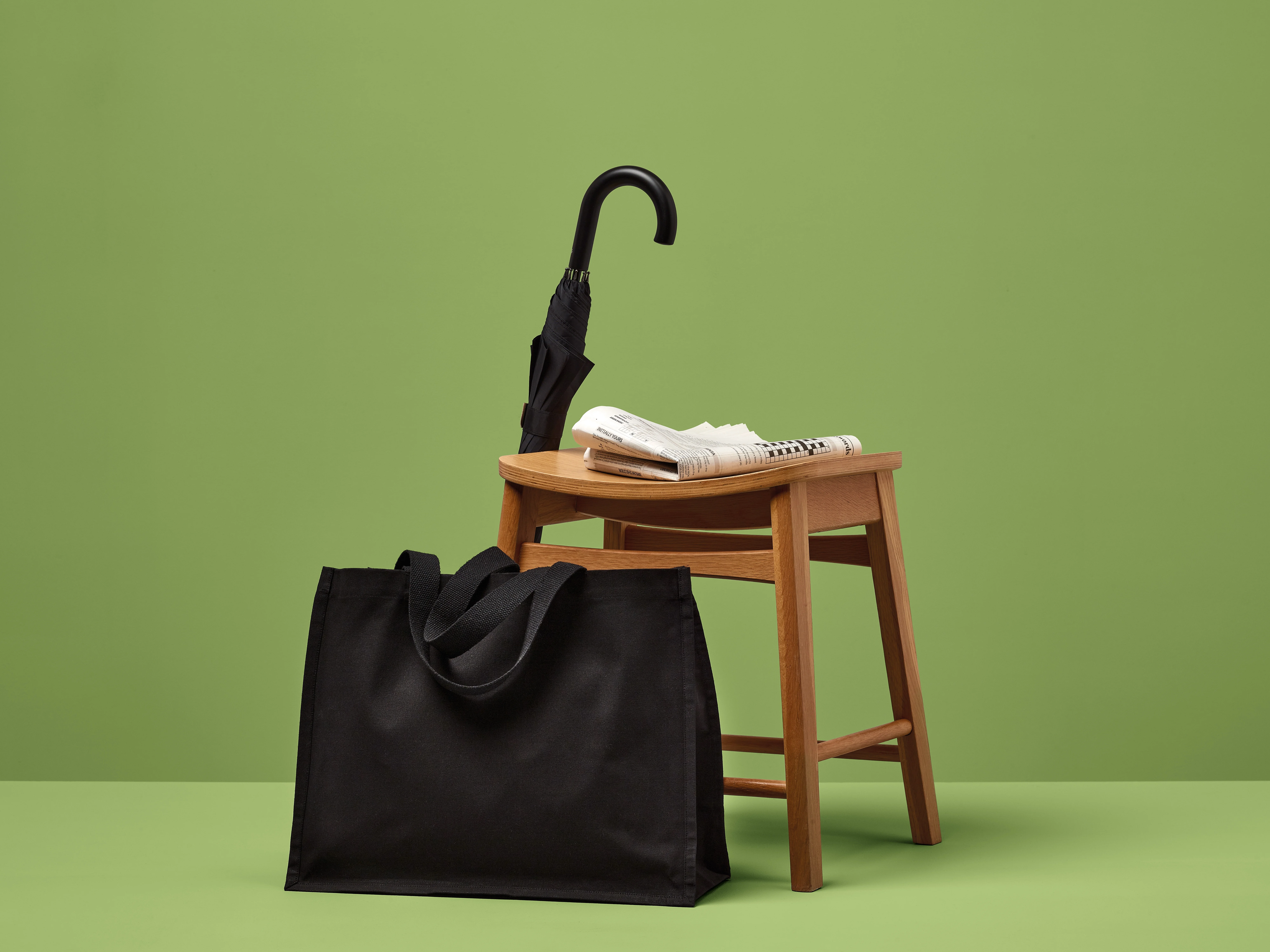 Recycled premium canvas stand-up shopper