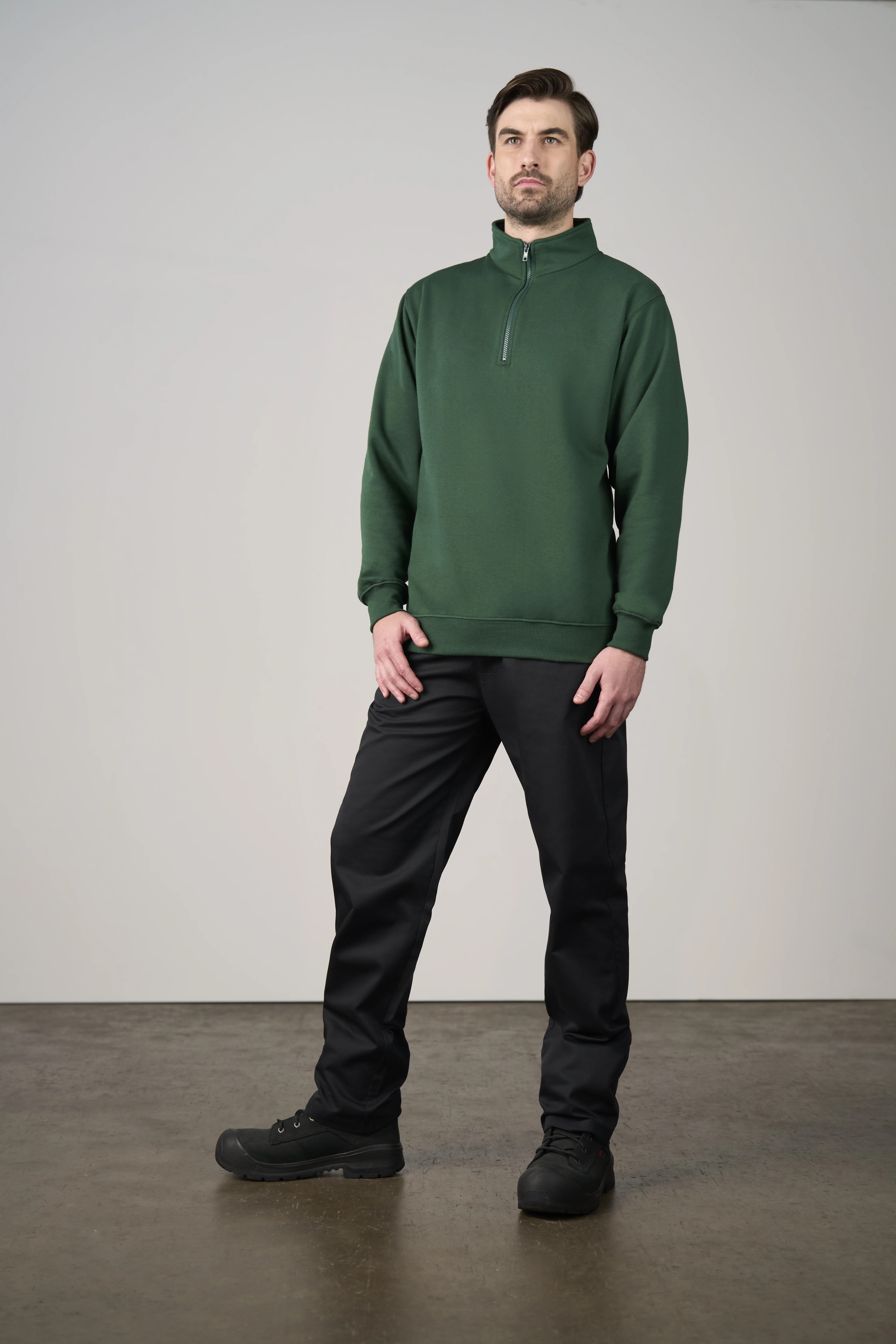 Pro ¼-neck zip sweatshirt