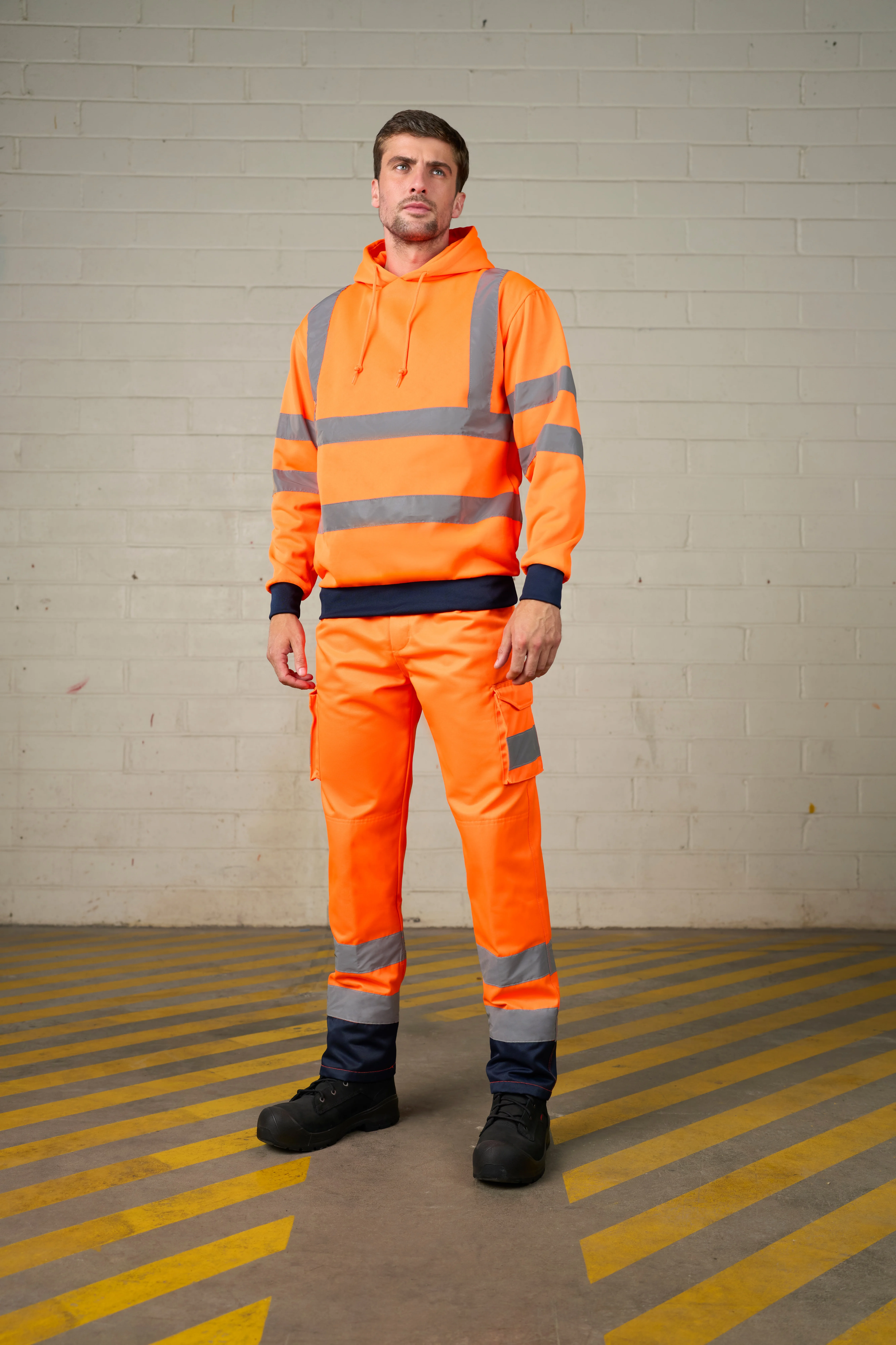 High visibility hoodie