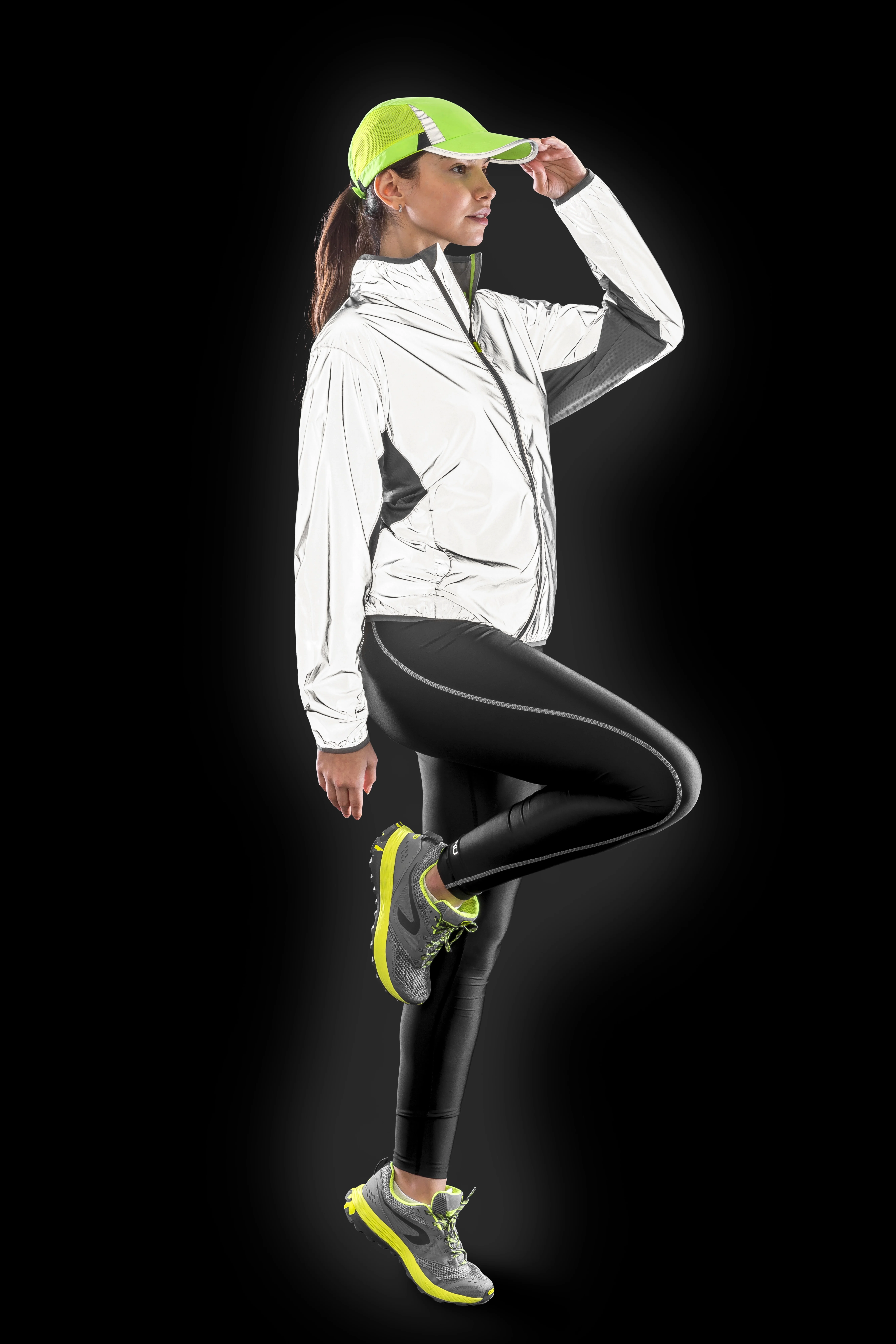 Luxe reflective hi-vis jacket