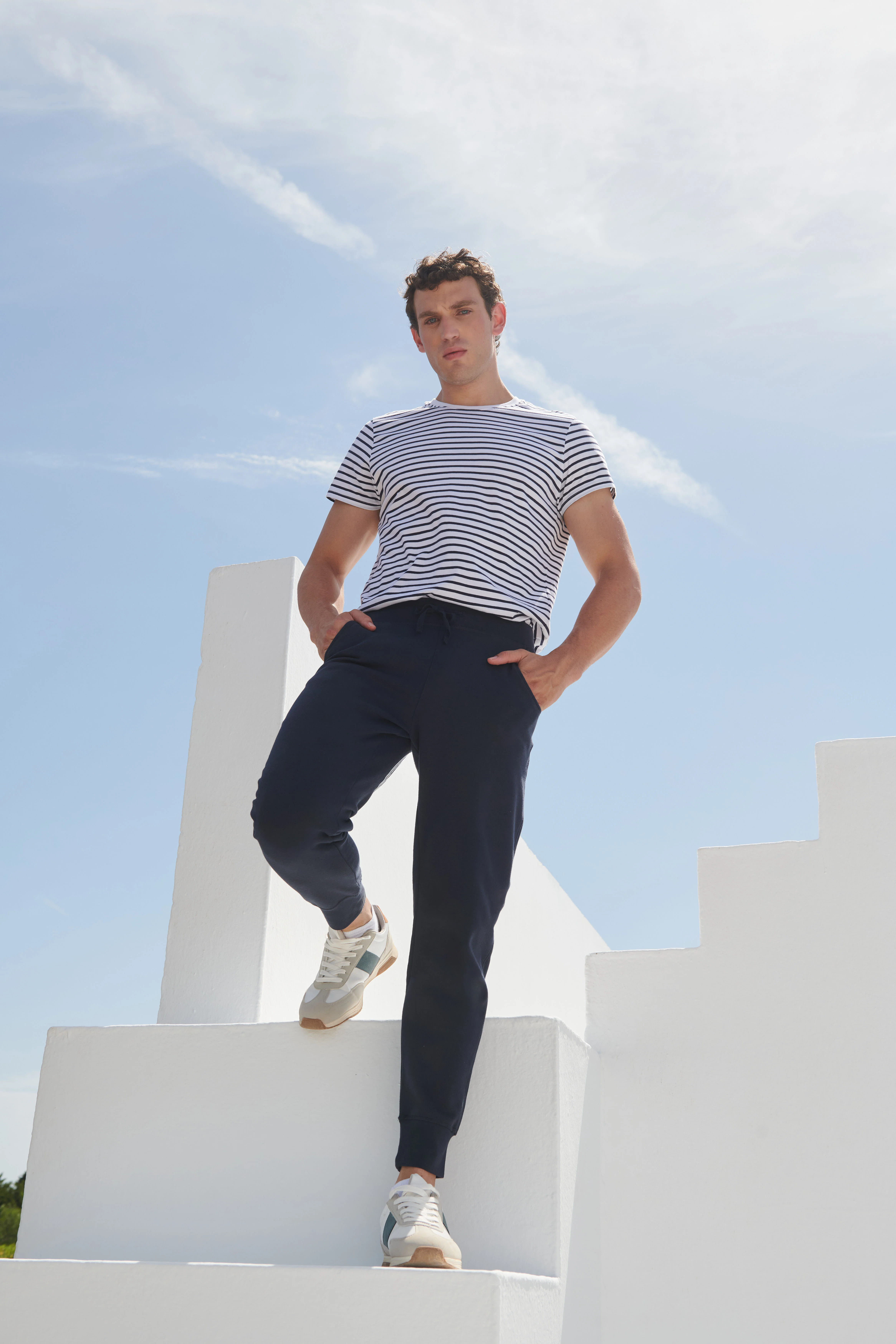Slim cuffed joggers