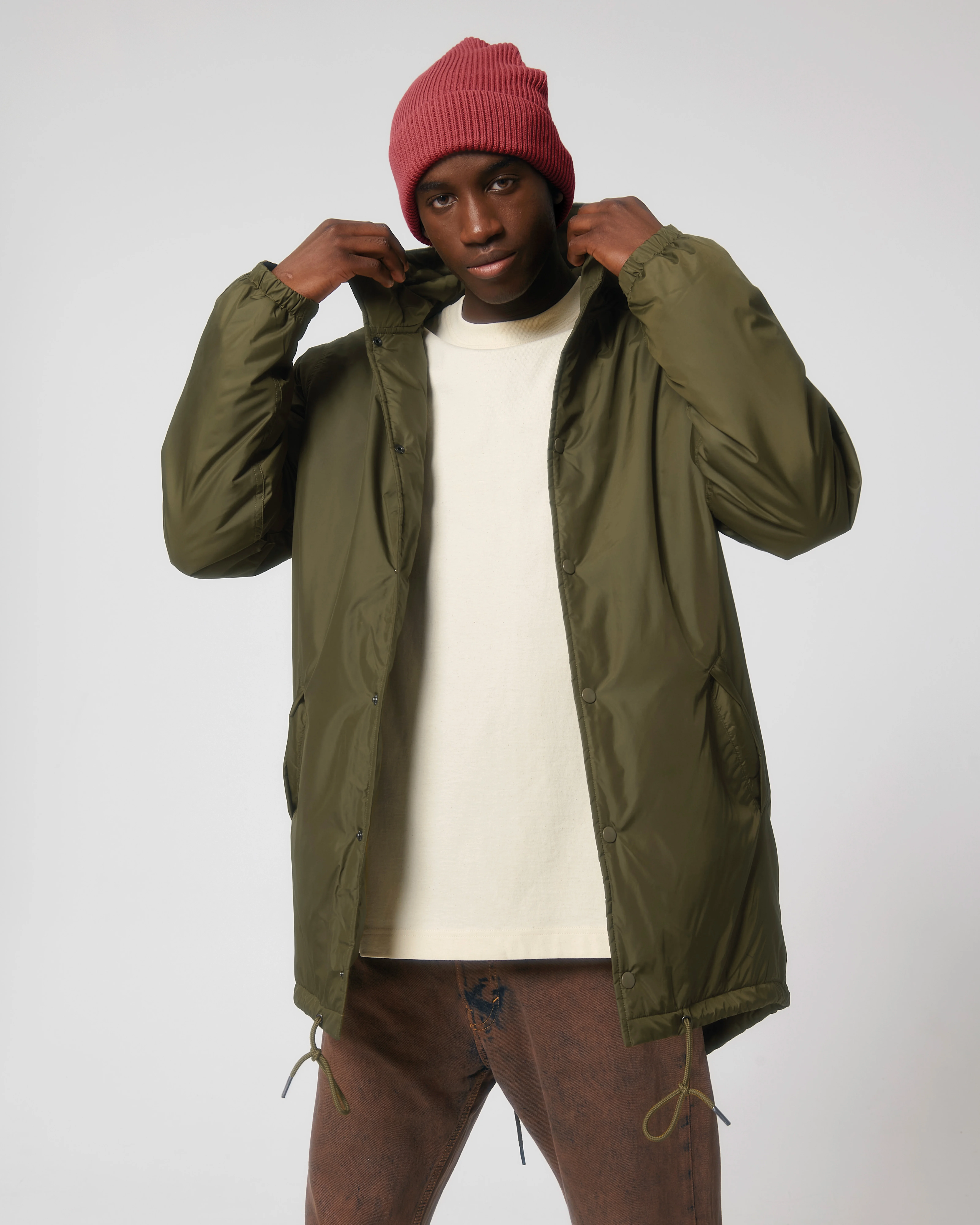 Unisex padded parka jacket (STJU841)