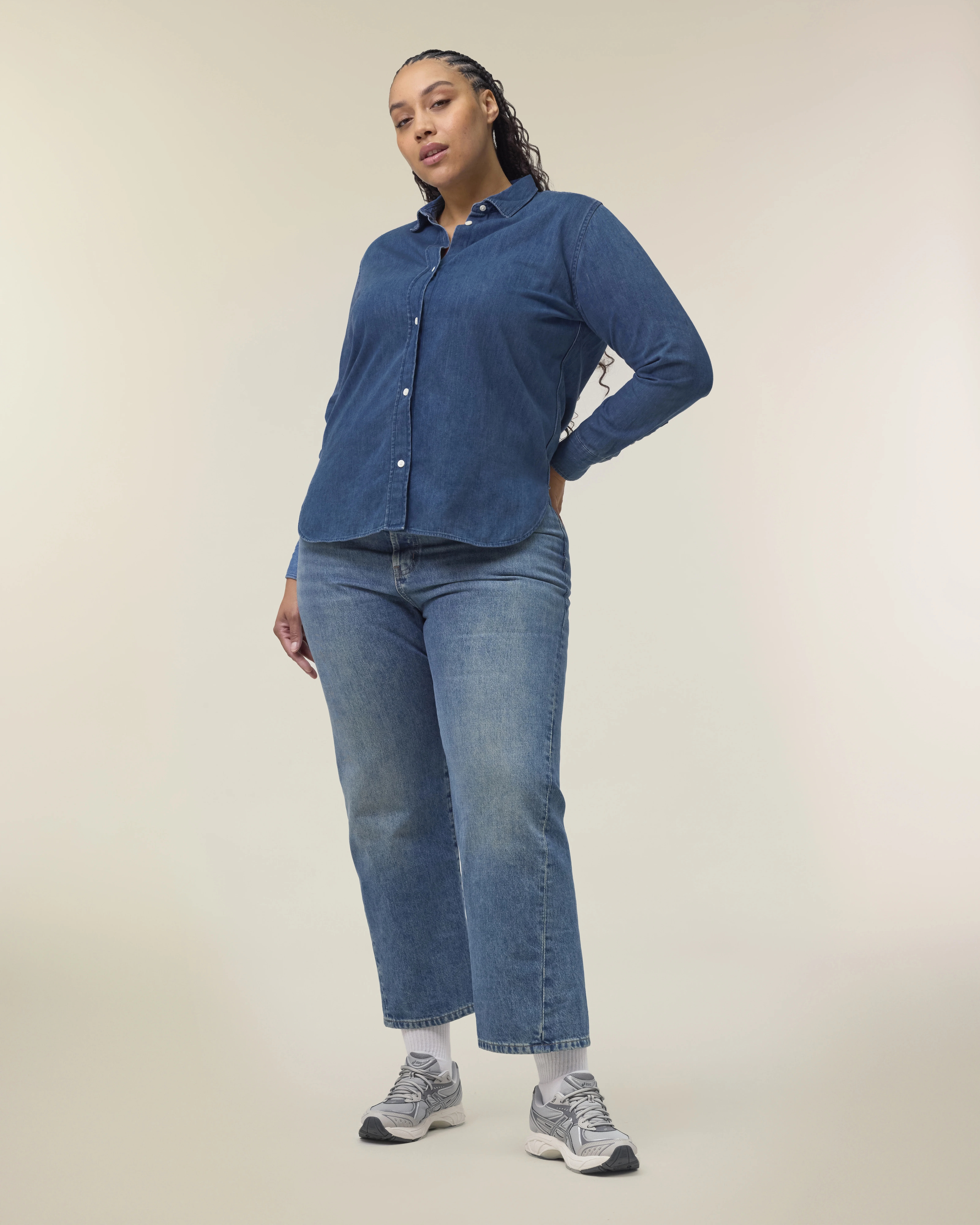 Stella denim shirt (STWW970)