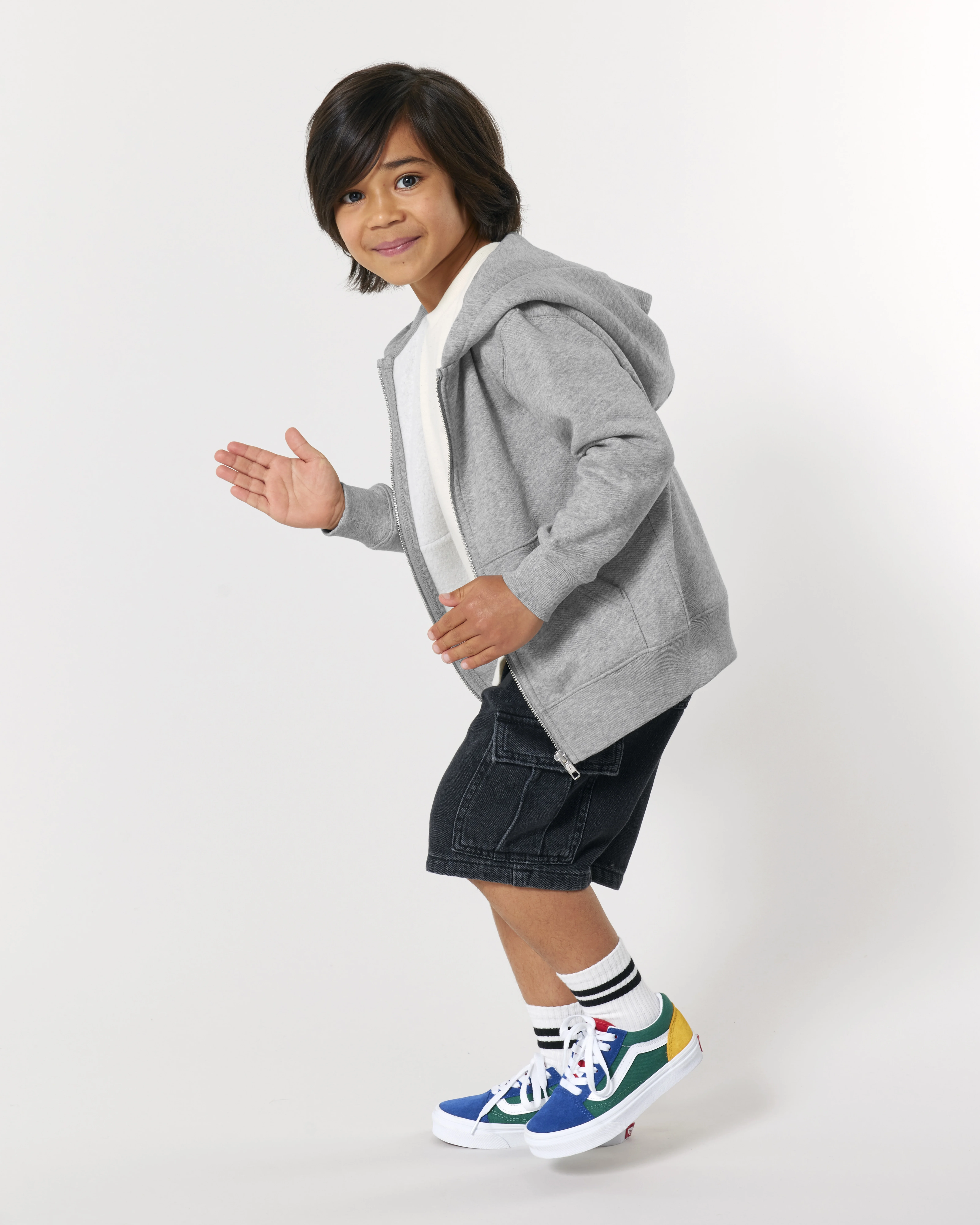 Kids Mini Cultivator 2.0 iconic zip-thru hoodie sweatshirt (STSK182)