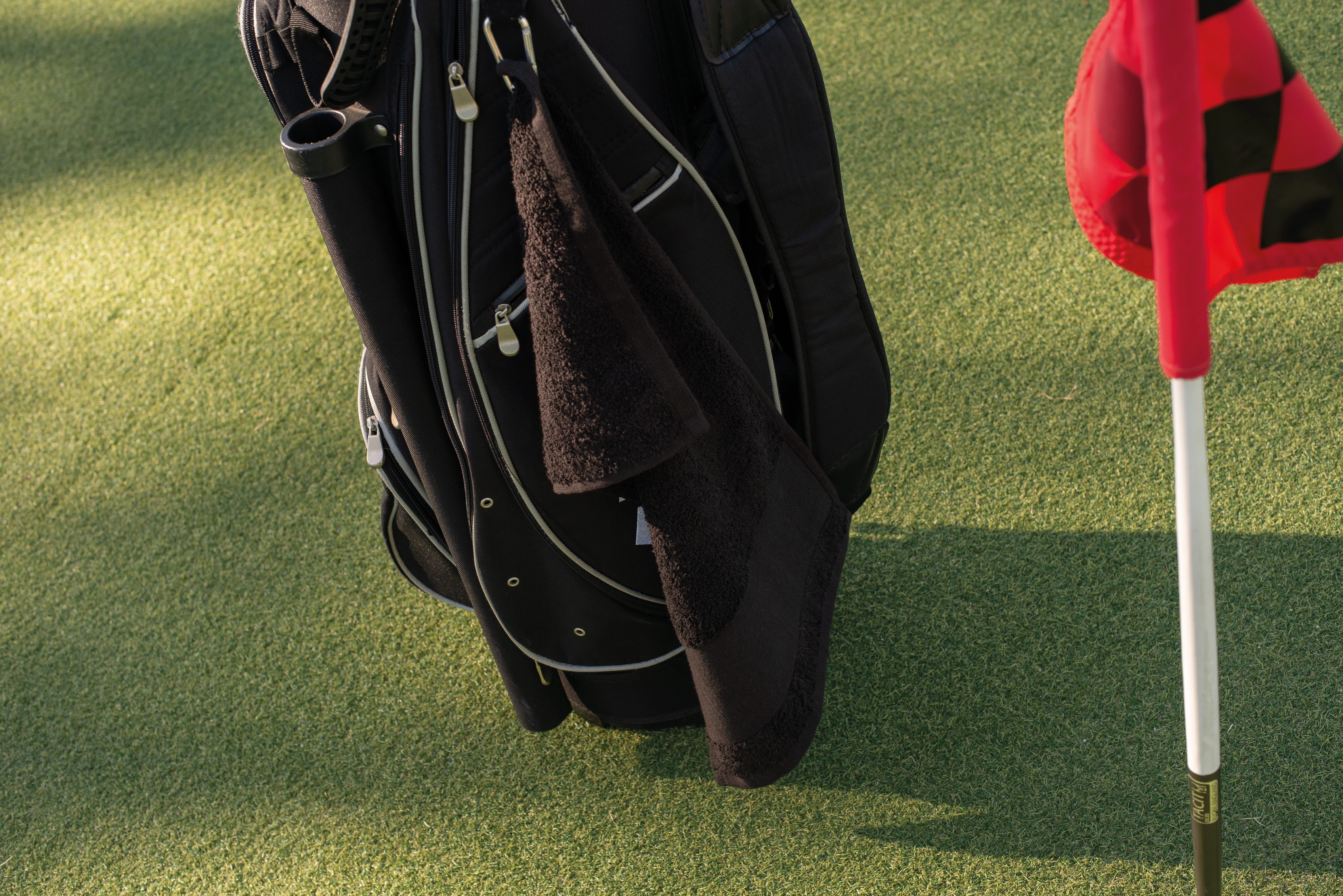 Printable border golf towel