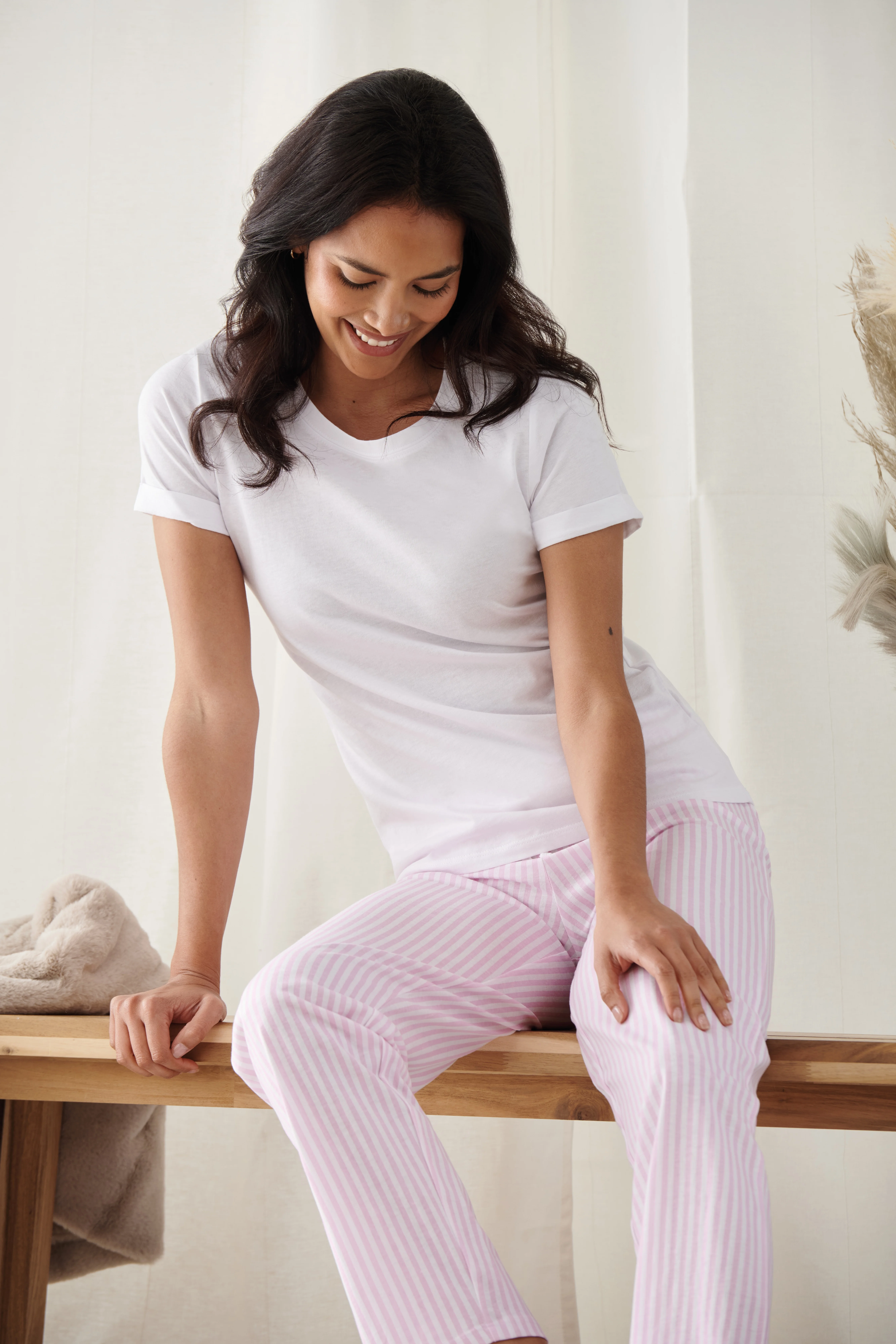 Towel City Women's Lange broek Pyjamas Set