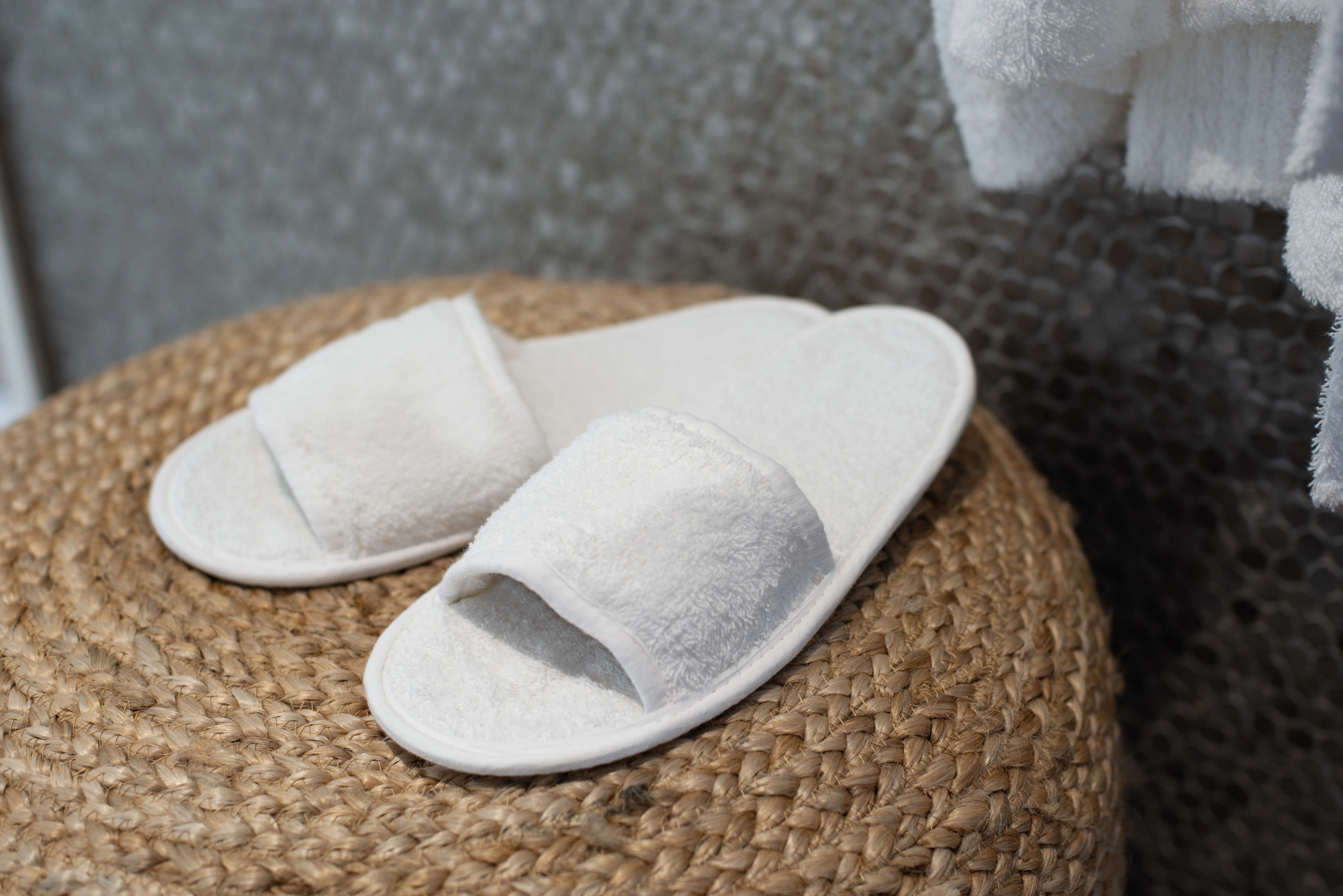 Classic terry slippers (open-toe)