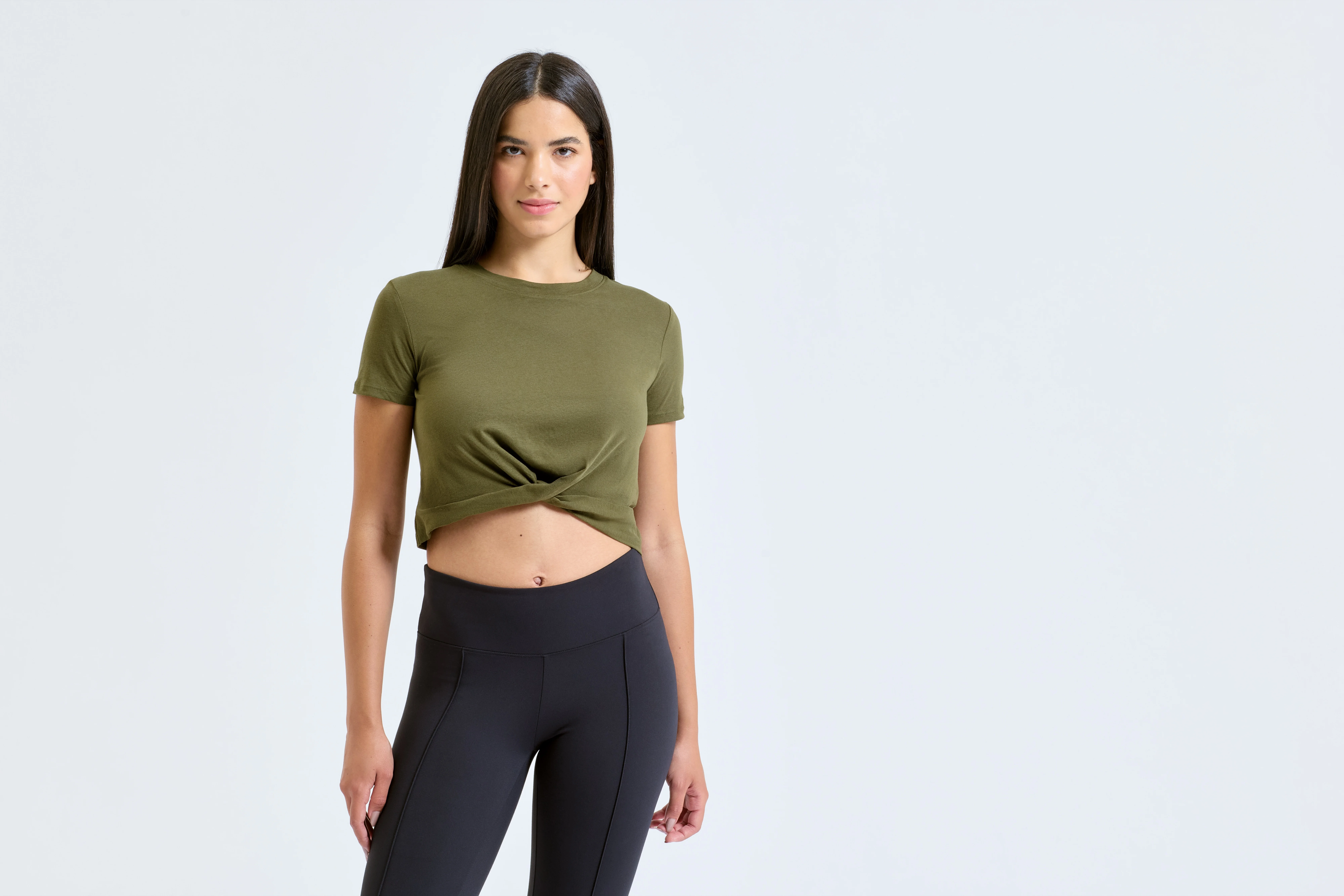 Women's TriDri® twist crop top