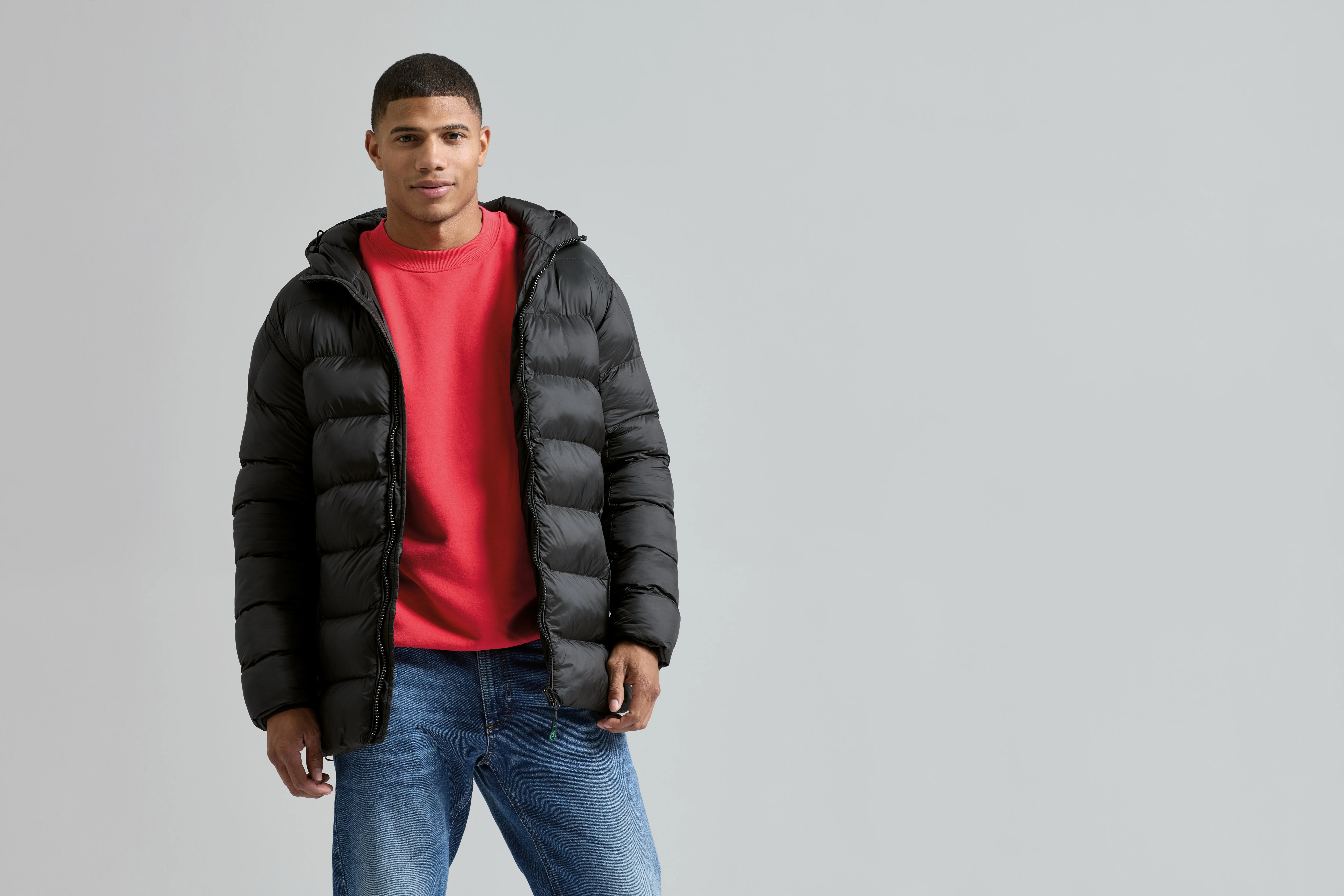 Solitude recycled hooded jacket