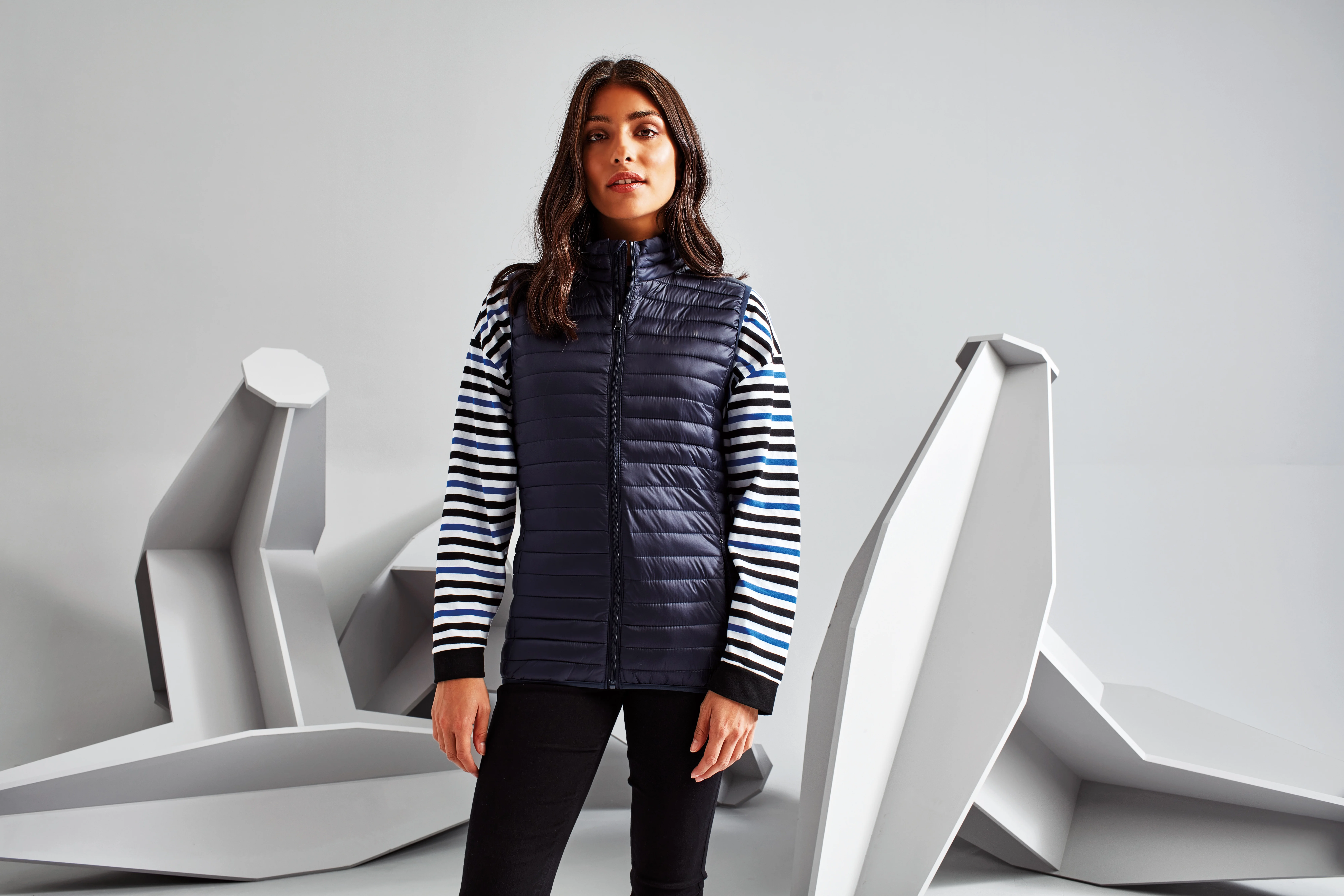 Women's tribe fineline padded gilet