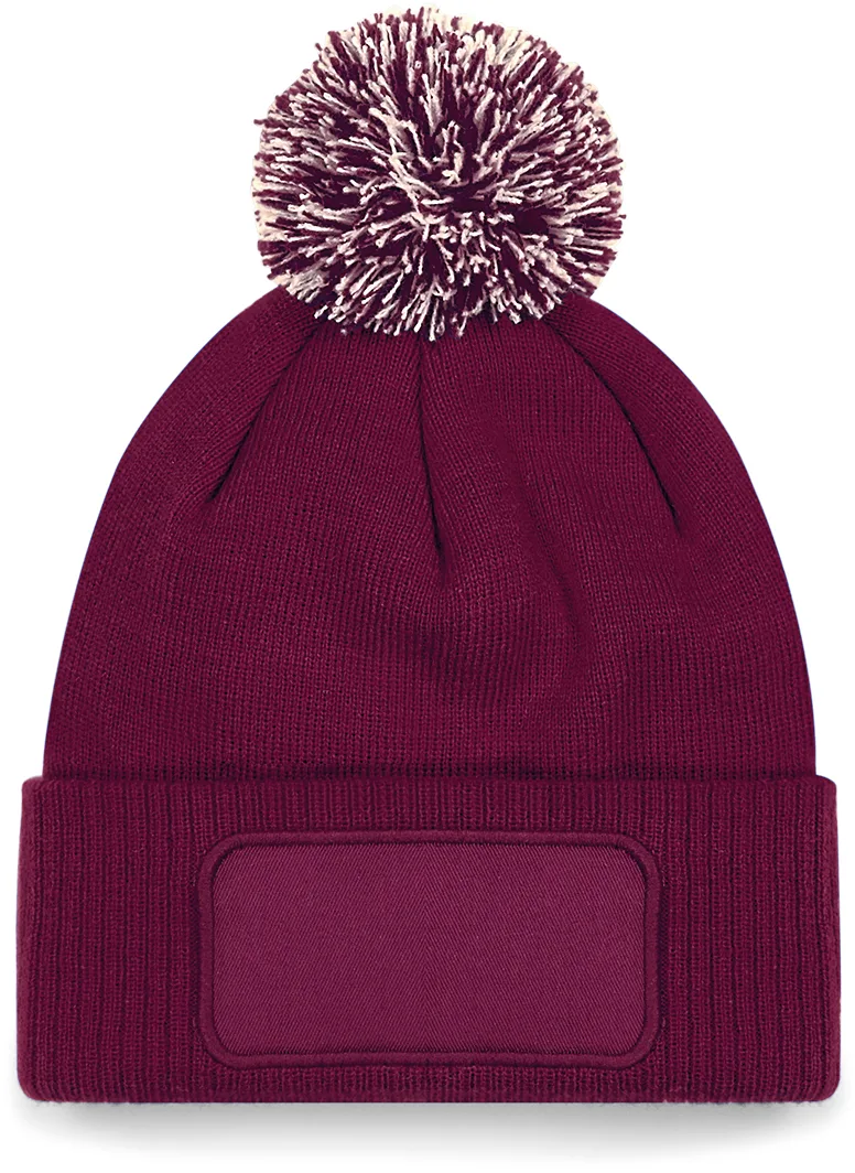 B443 BURGUNDY-OFFWHITE