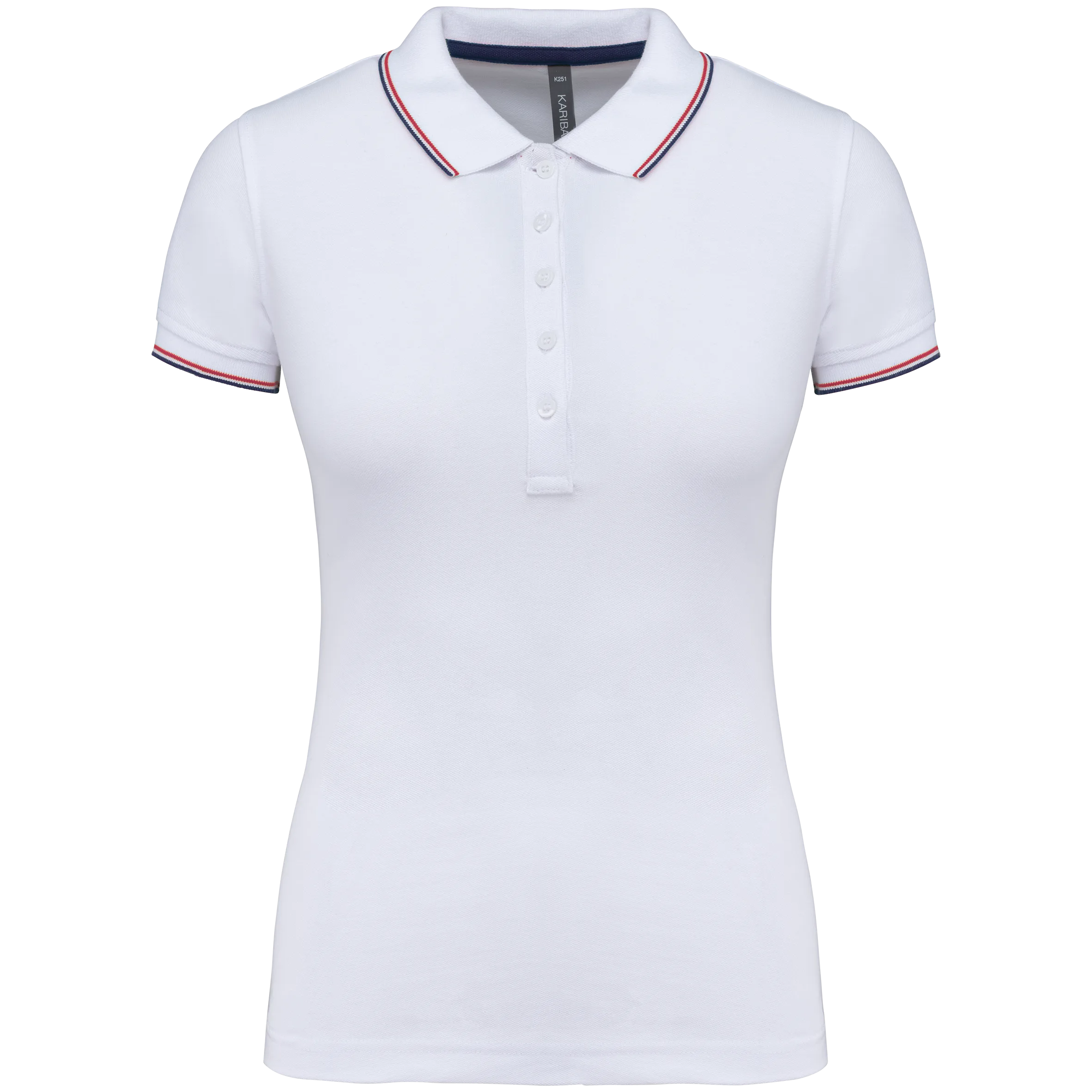 K251 WHITE-NAVY-RED