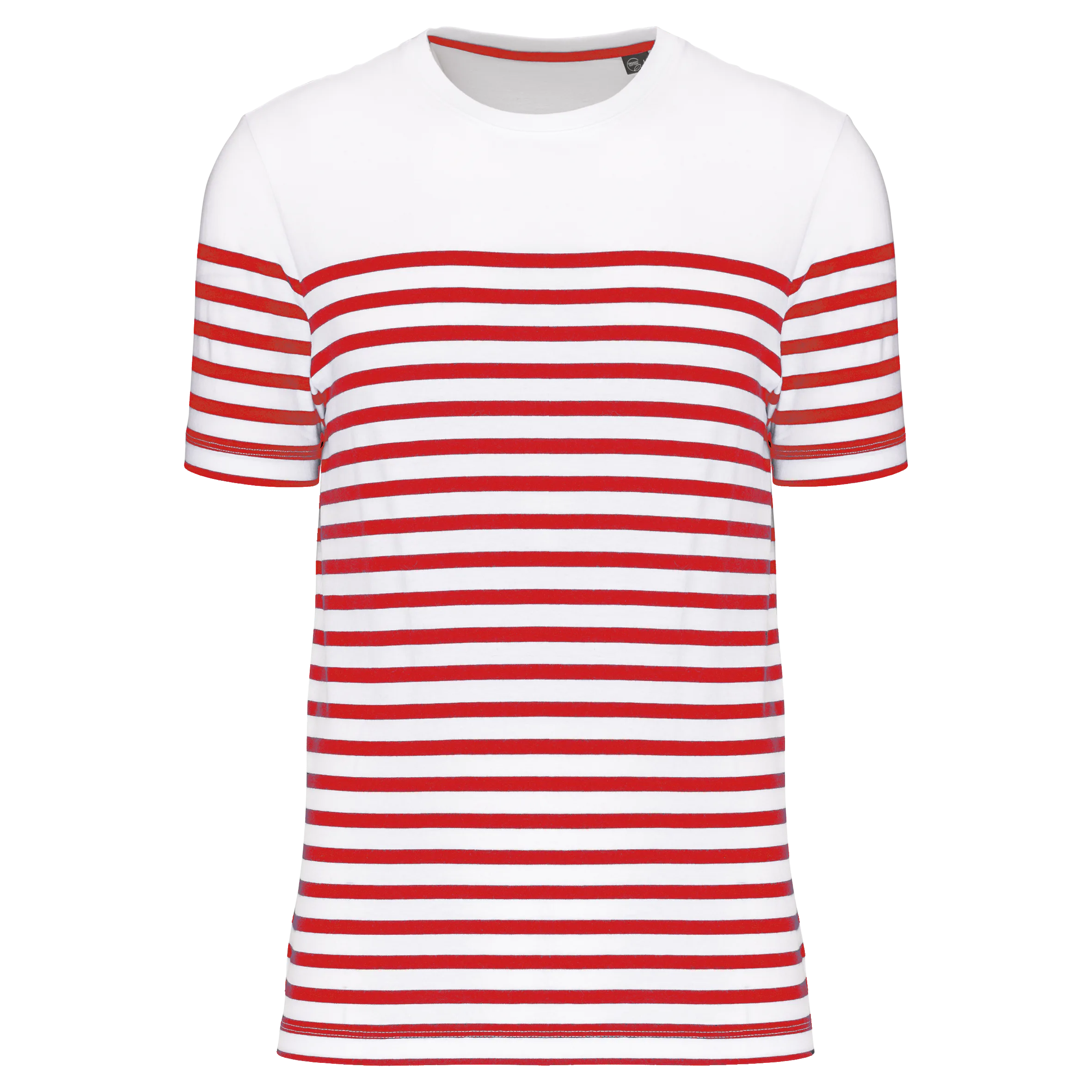 K3033 WHITE-REDSTRIPE
