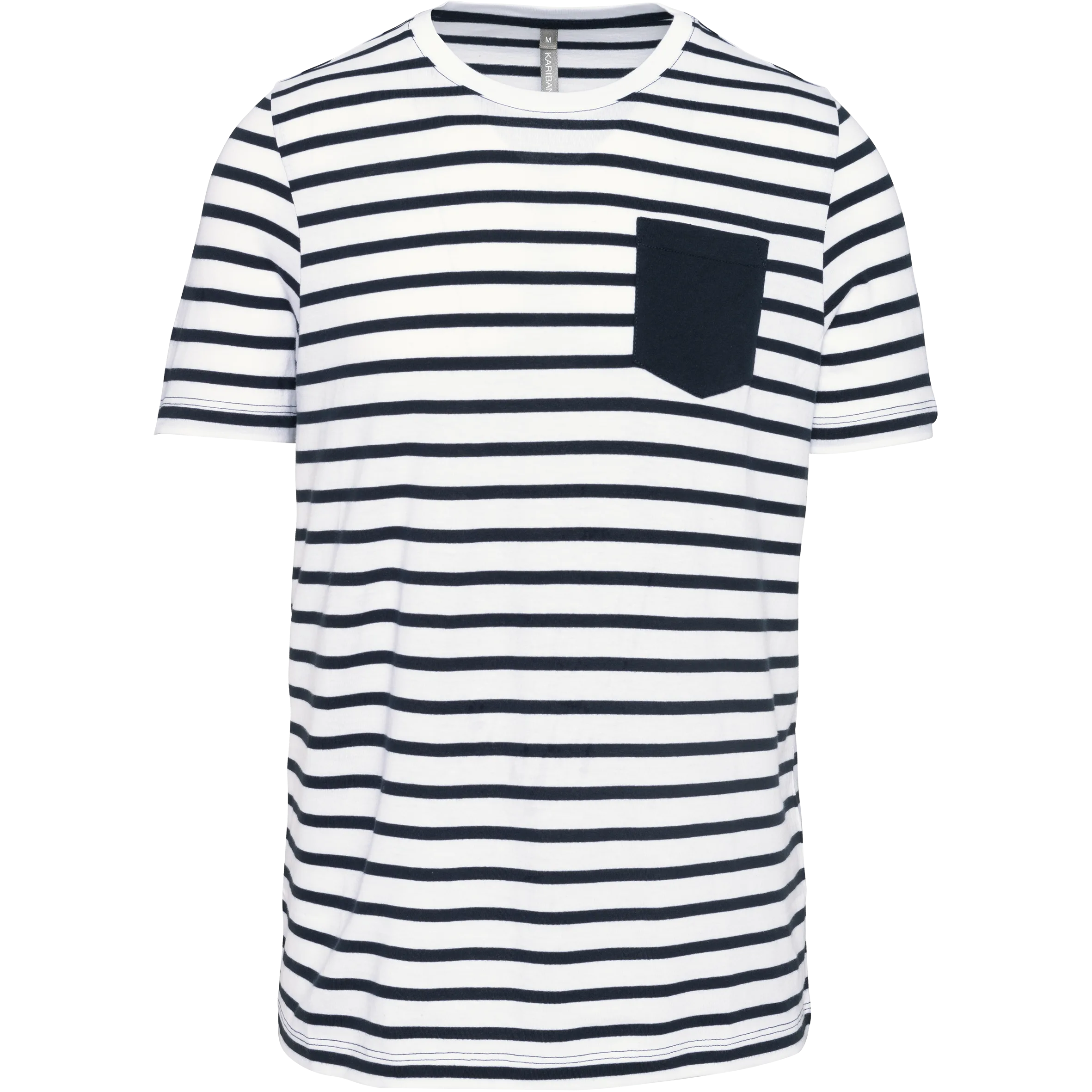 K378 WHITE-NAVYSTRIPES