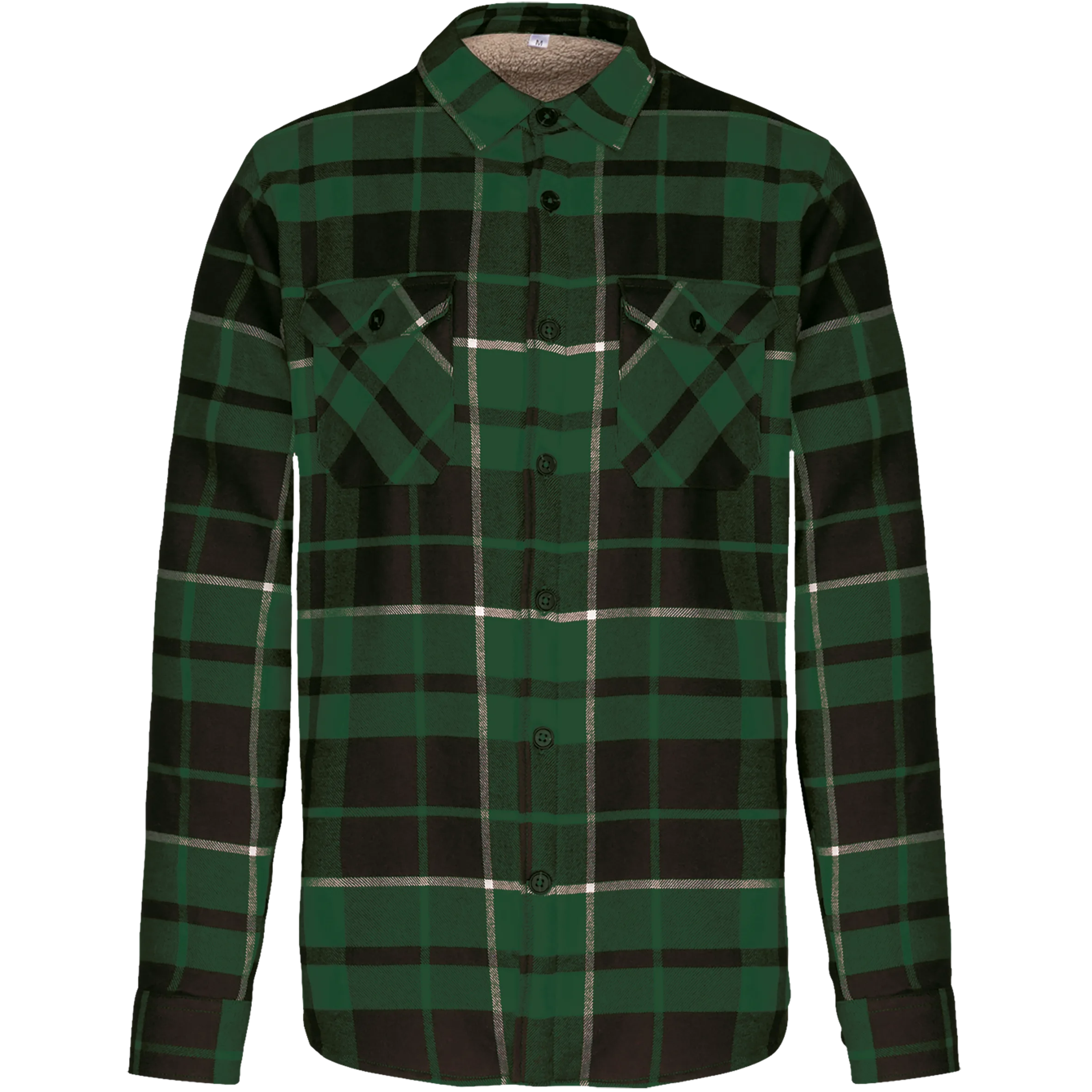 K579 FORESTGREEN-BLACKCHECKED
