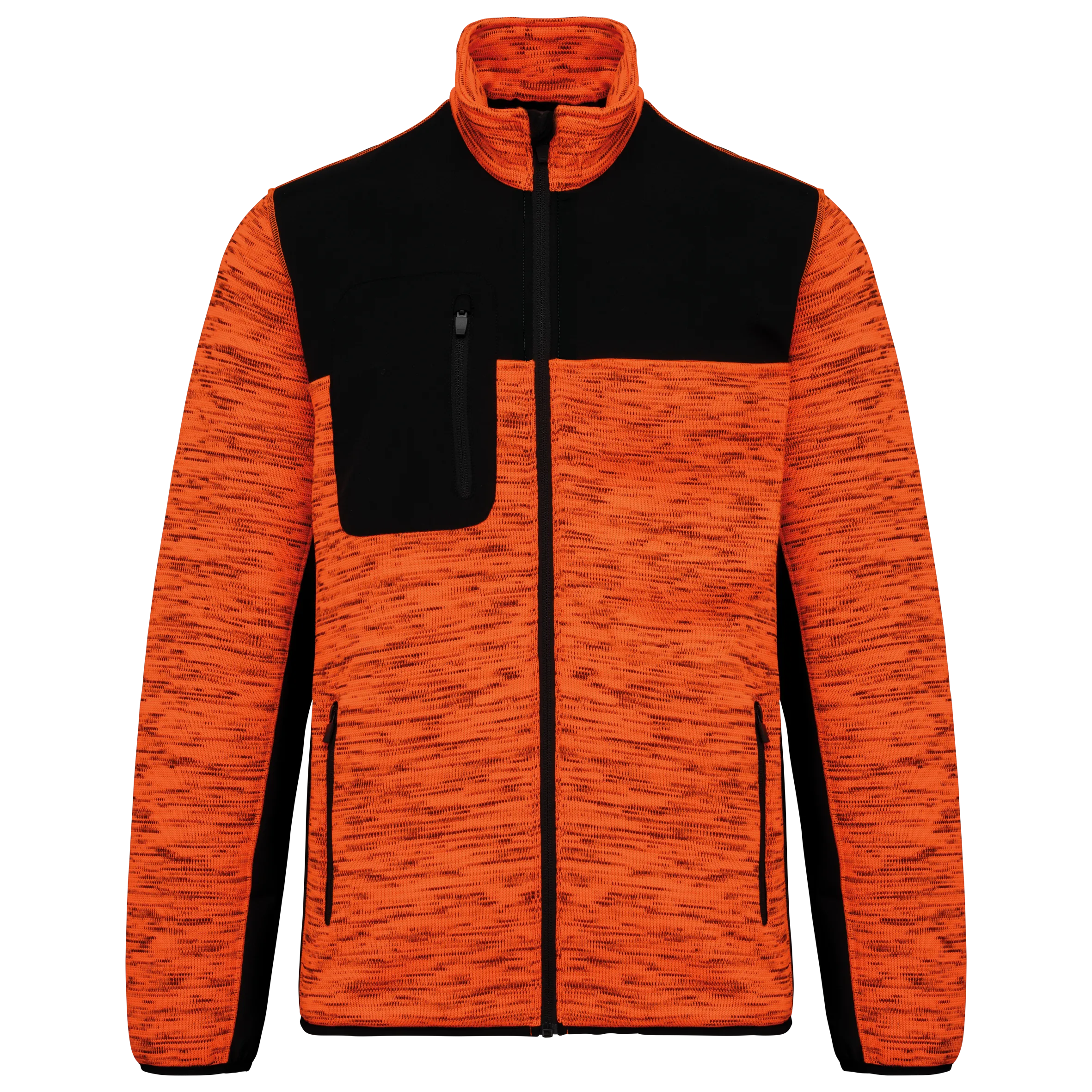 WK9108 FLUORESCENTORANGEMELANGE-BLACK